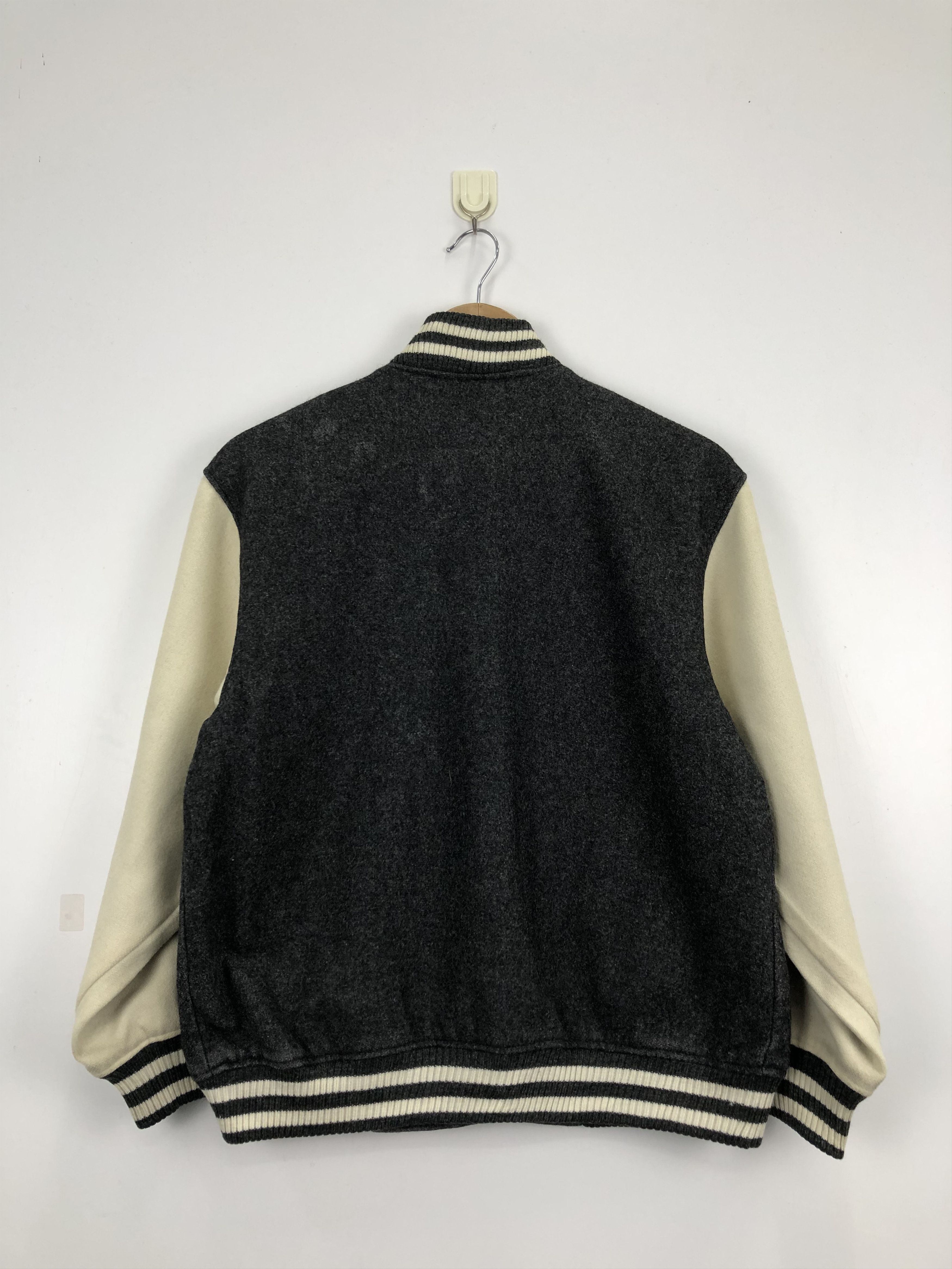Japanese Brand × Vintage Vintage 90s Japanese Brand Wool Varsity Jacket Size US M / EU 48-50 / 2 - 6 Thumbnail