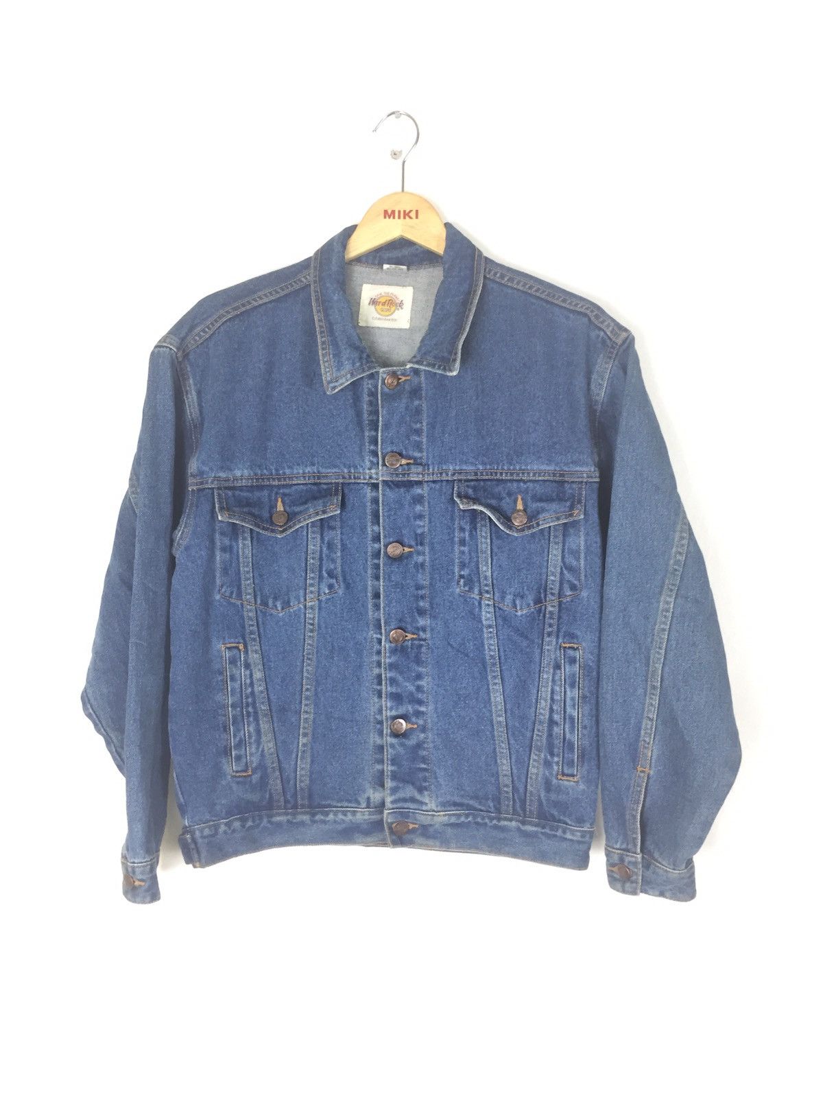 Hard Rock Cafe Vintage Hard Rock Cafe beijing Denim Jacket embroidery Size US M / EU 48-50 / 2 - 2 Thumbnail