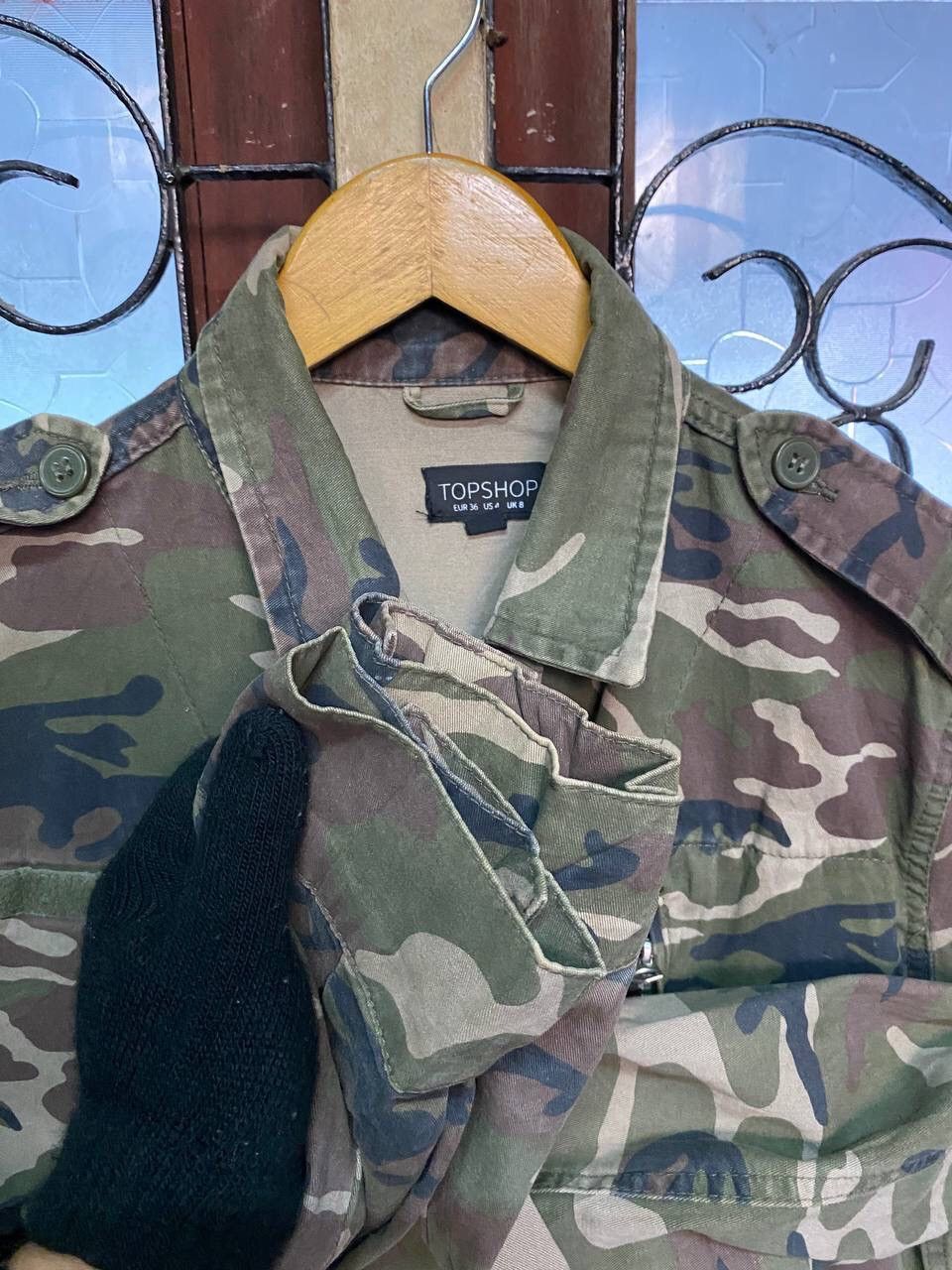 TOPSHOP ARMY CAMOFLAGE JACKET