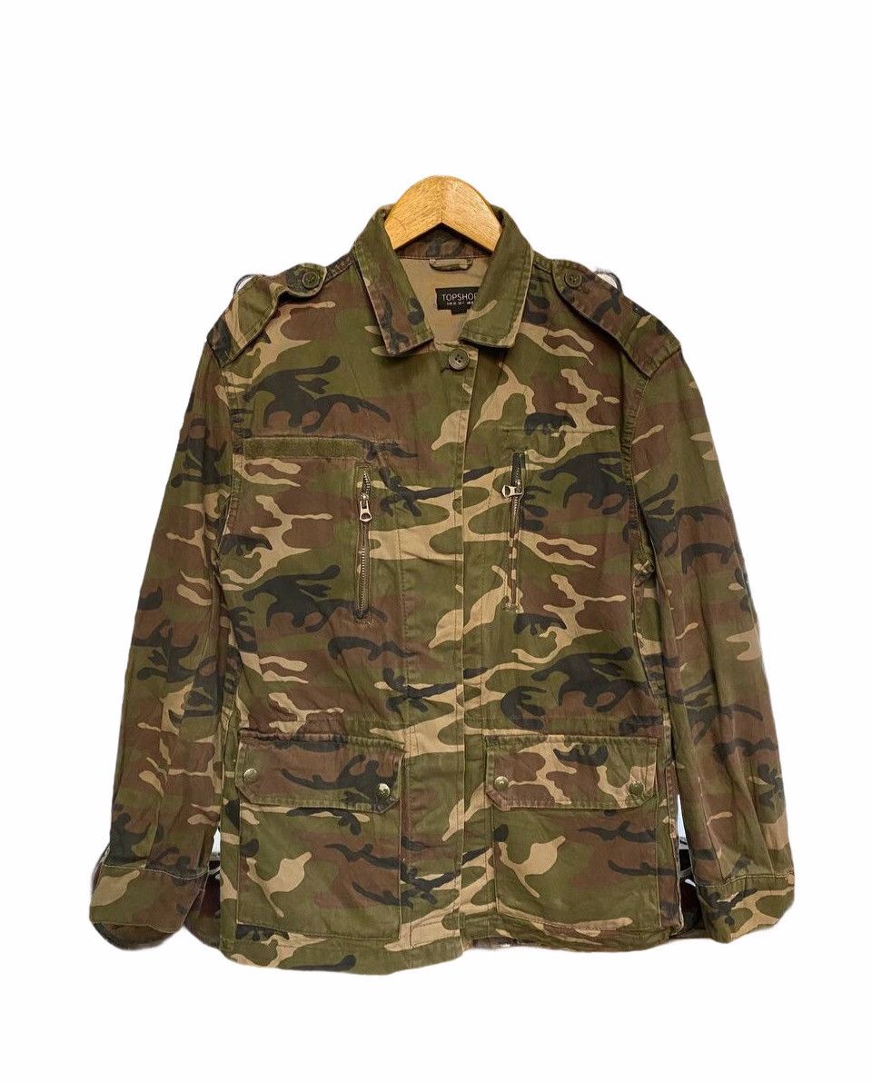 TOPSHOP ARMY CAMOFLAGE JACKET