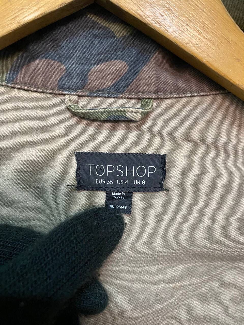 TOPSHOP ARMY CAMOFLAGE JACKET