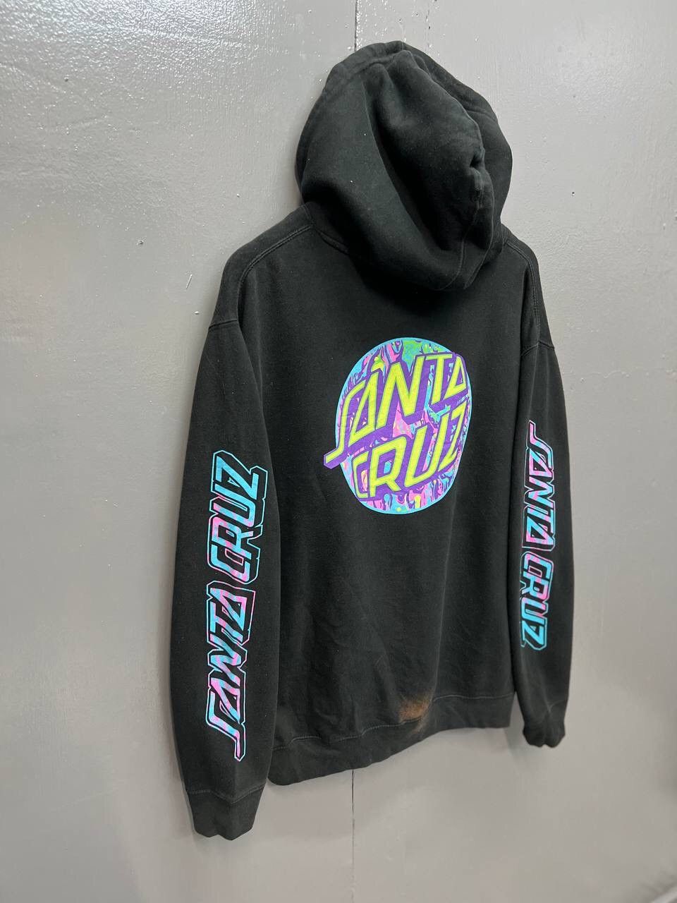Santa Cruz Skateboards VINTAGE SANTA CRUZ HOODIE BIG LOGO Size US L / EU 52-54 / 3 - 2 Thumbnail