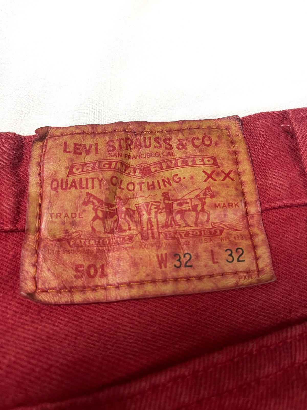 Levi's Vintage Levis 501 distress jeans made in usa Size US 31 - 4 Thumbnail