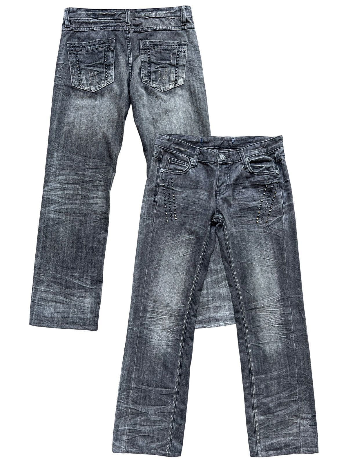 Japanese Brand Denim Jeans Distressed Jeans 30x28.5