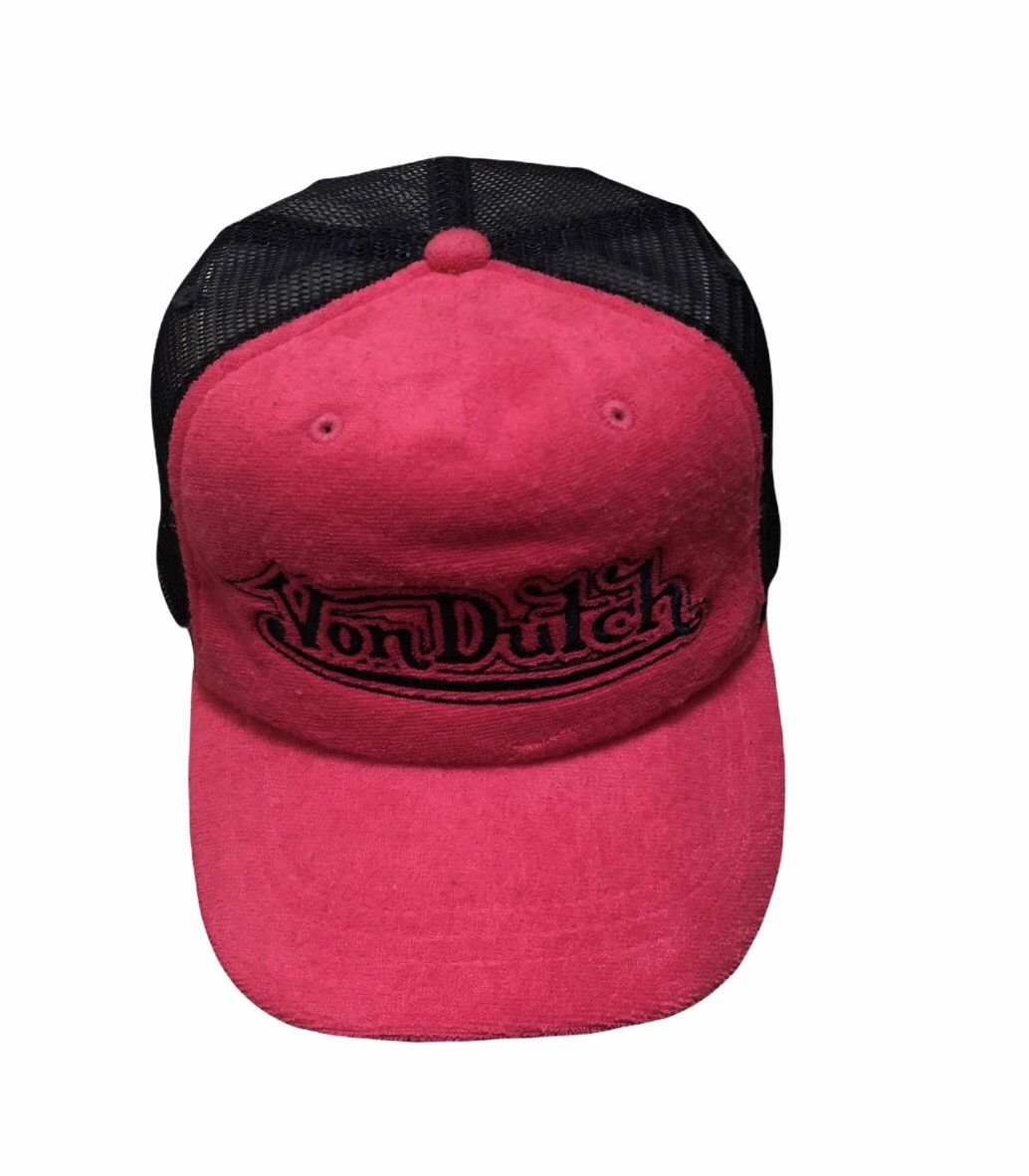 Von Dutch 🔥RARE🔥 Trucket Hat Von Dutch Towel Materials Size ONE SIZE - 1 Thumbnail