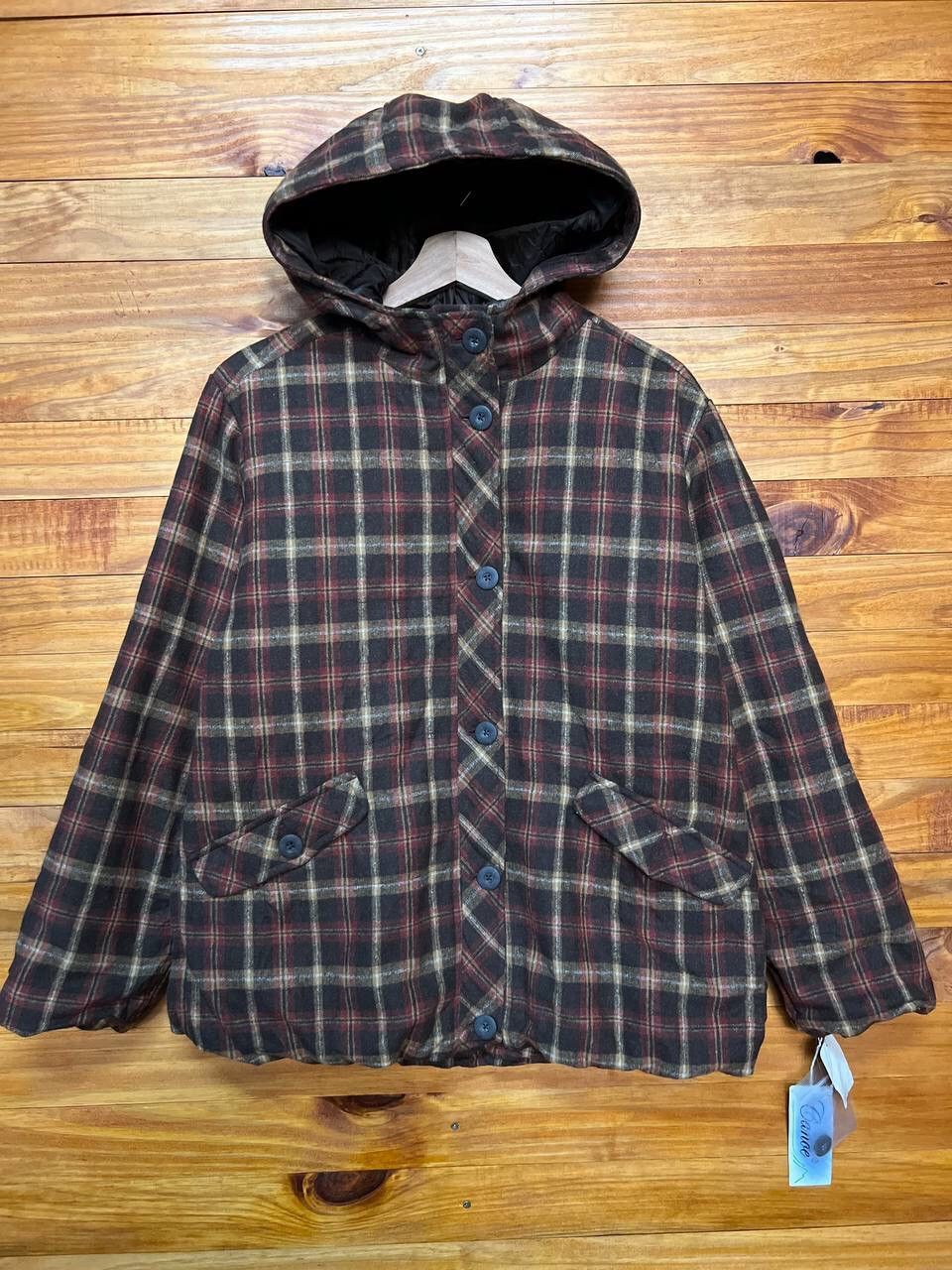 Japanese Brand CANOE WOOL HOODIE JACKET Size US L / EU 52-54 / 3 - 1 Thumbnail