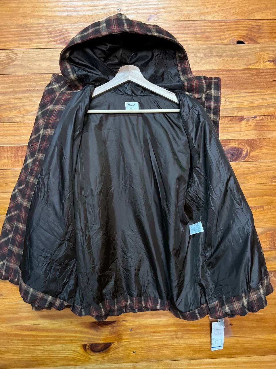 Japanese Brand CANOE WOOL HOODIE JACKET Size US L / EU 52-54 / 3 - 8 Thumbnail