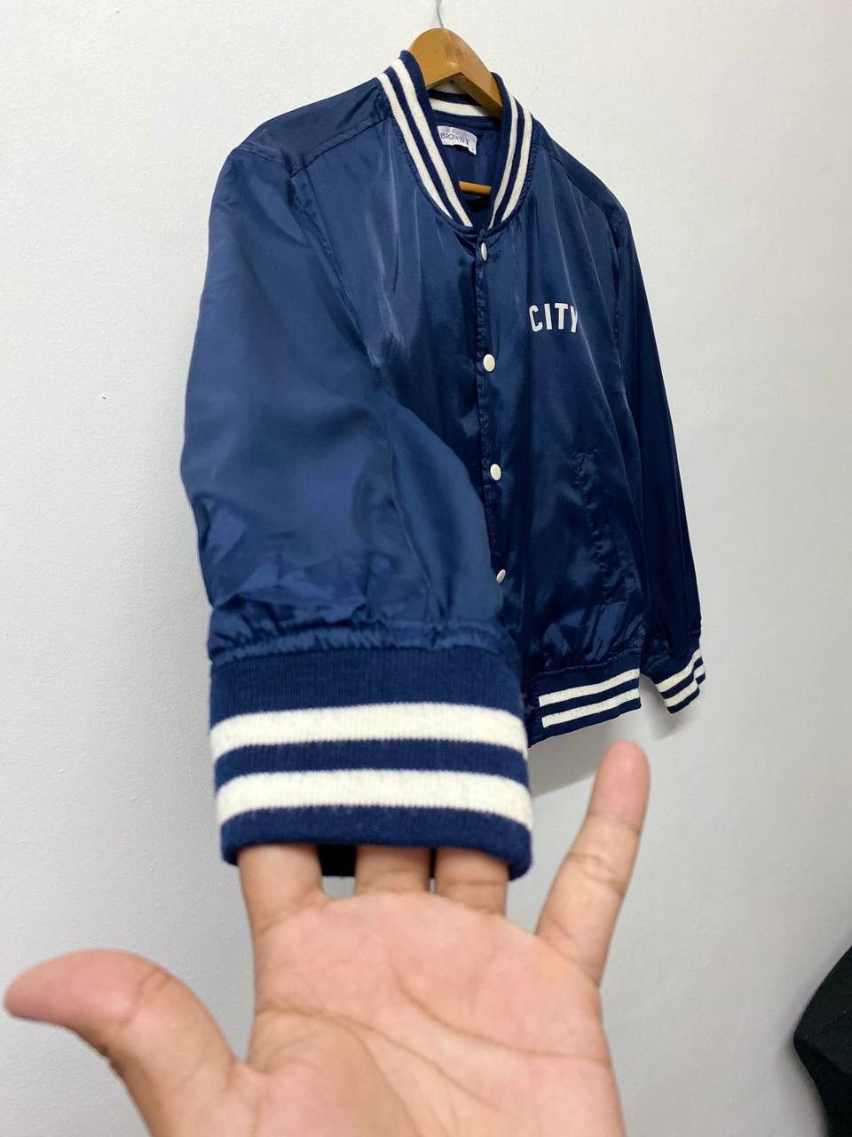 Japanese Brand Browny Varsity Jacket Nylon Size US S / EU 44-46 / 1 - 4 Thumbnail