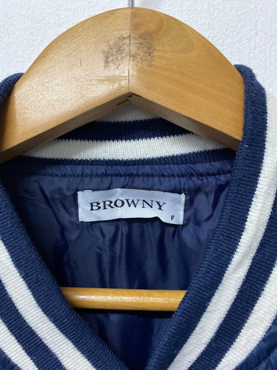 Japanese Brand Browny Varsity Jacket Nylon Size US S / EU 44-46 / 1 - 5 Thumbnail