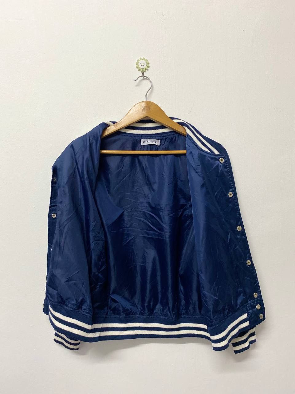 Japanese Brand Browny Varsity Jacket Nylon Size US S / EU 44-46 / 1 - 3 Thumbnail