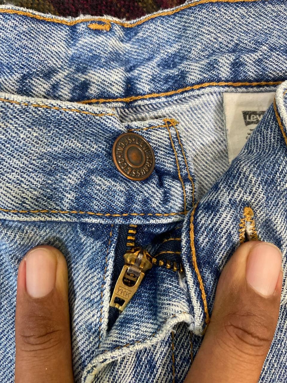 Levi's vintage levis 545 orange tab distressed denim Size US 41 - 11 Thumbnail