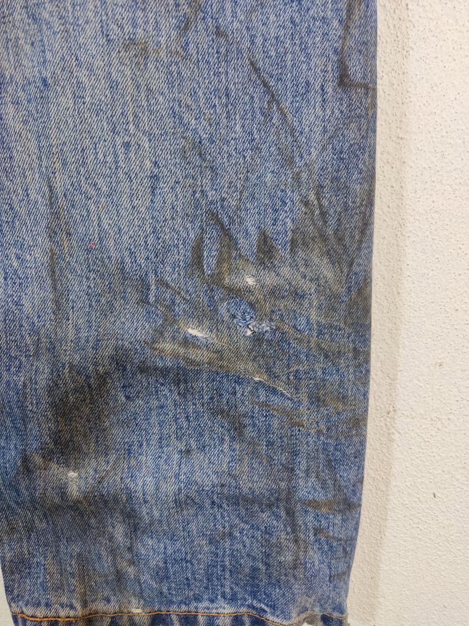 Levi's levis 505 relaxed fit distressed denim Size US 37 - 16 Thumbnail