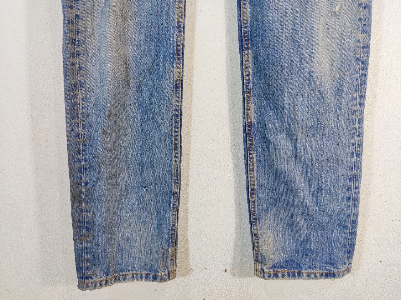 Levi's levis 505 relaxed fit distressed denim Size US 37 - 13 Thumbnail