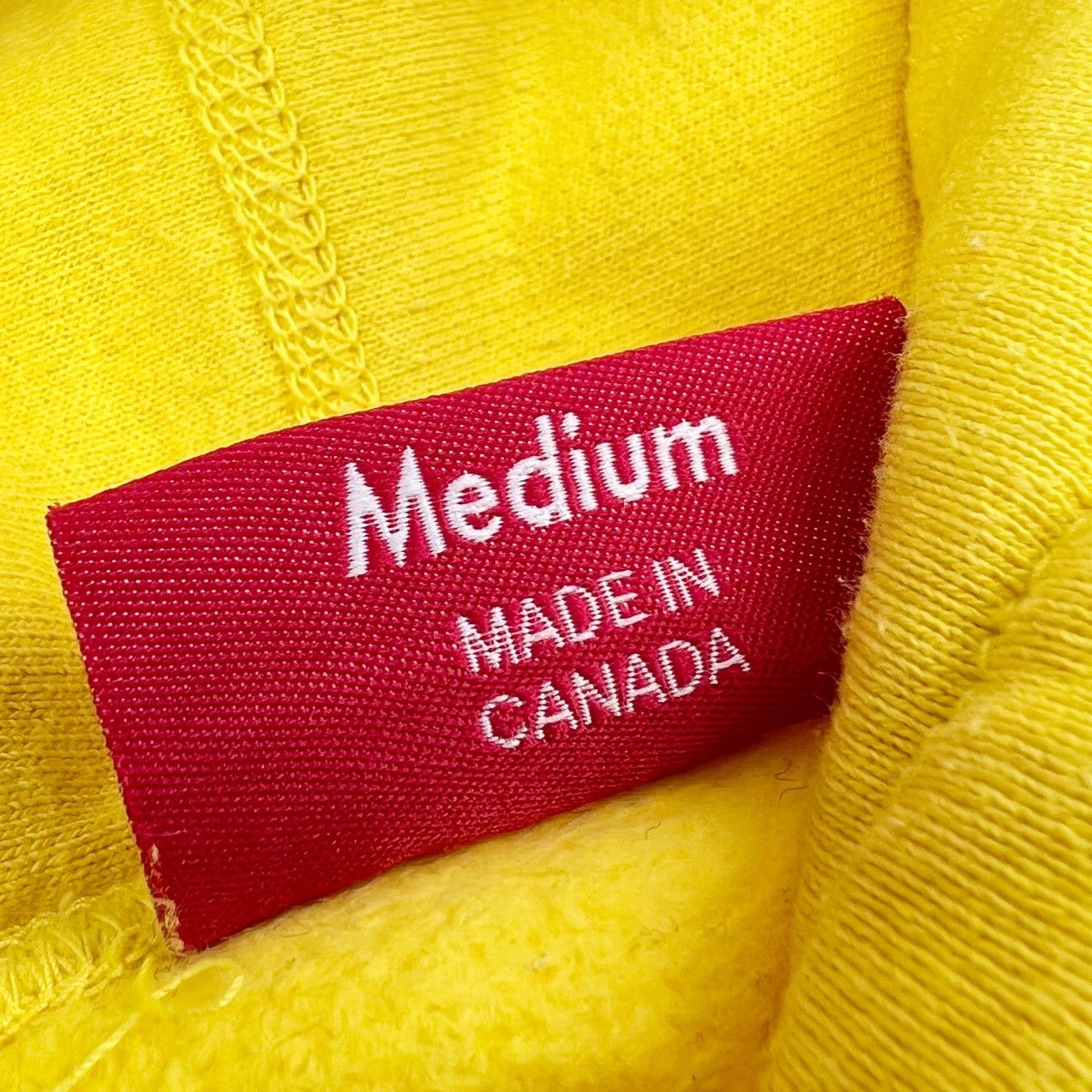 Supreme Supreme Leather S Logo Yellow Hoodie Size US M / EU 48-50 / 2 - 4 Thumbnail