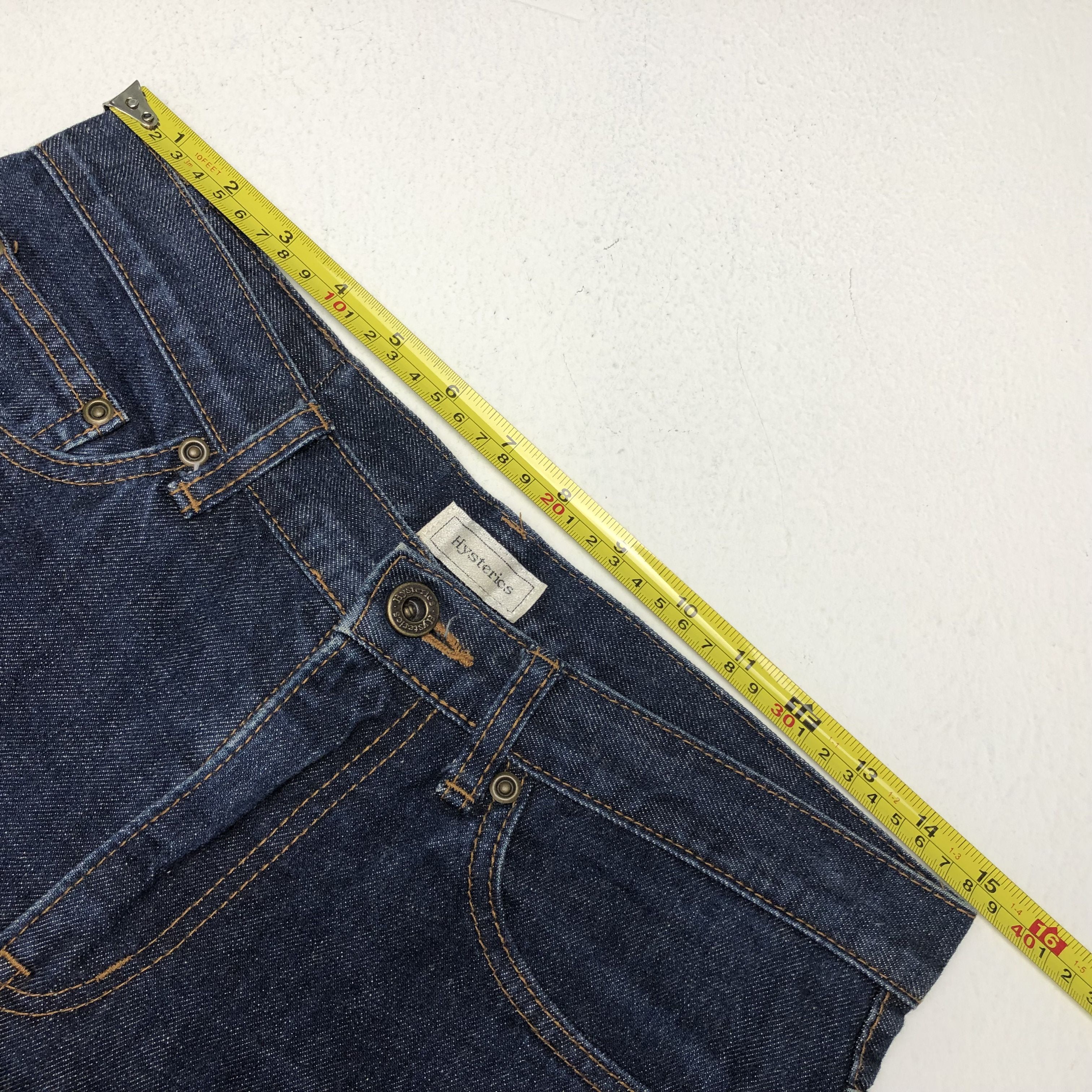 Hysteric Glamour Vintage Hysteric Glamour Custom Logo Design Jeans Size US 30 / EU 46 - 8 Thumbnail