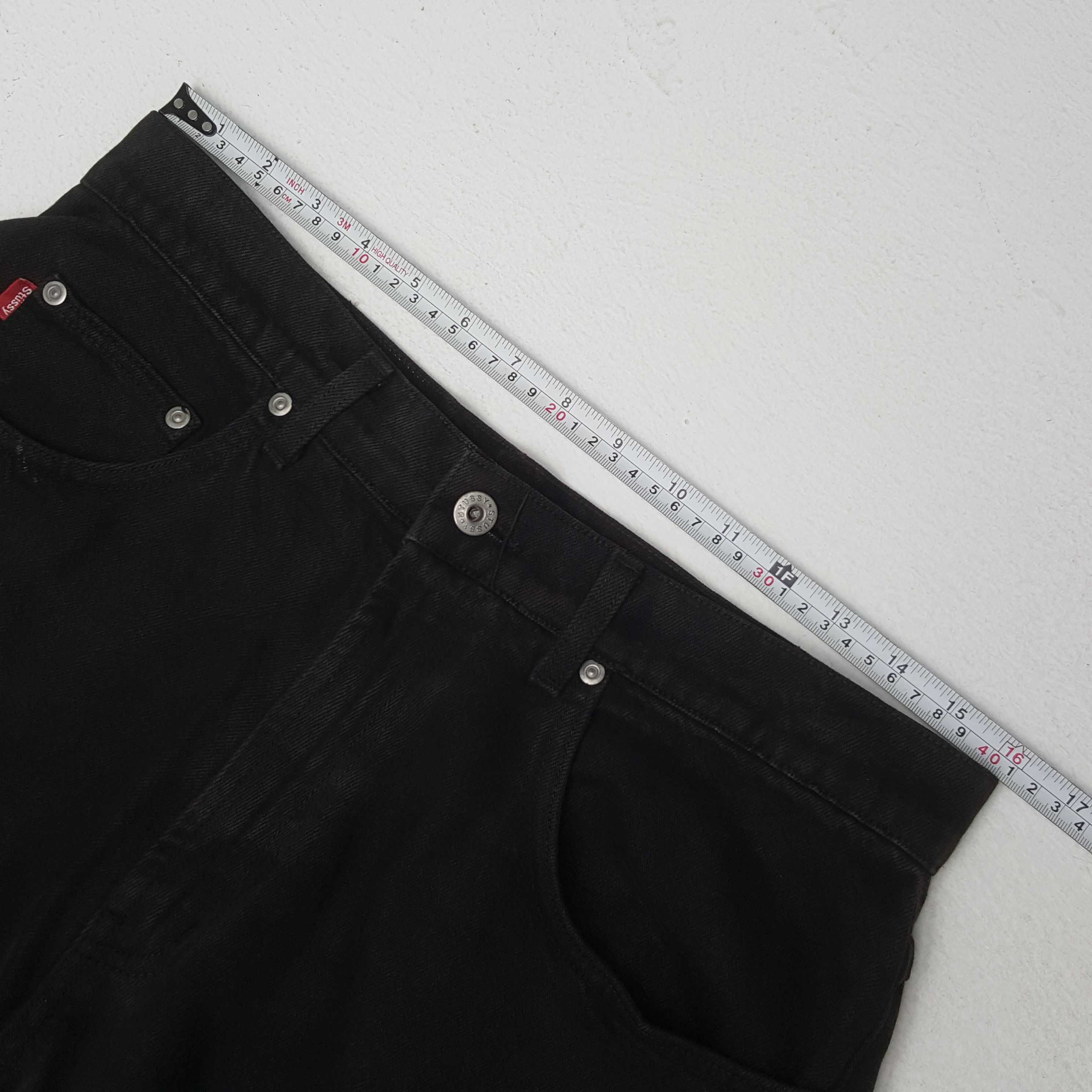 Stussy × Vintage Vintage Stussy Steetwear Style Custom Signature Denim Jeans Size US 33 - 7 Thumbnail