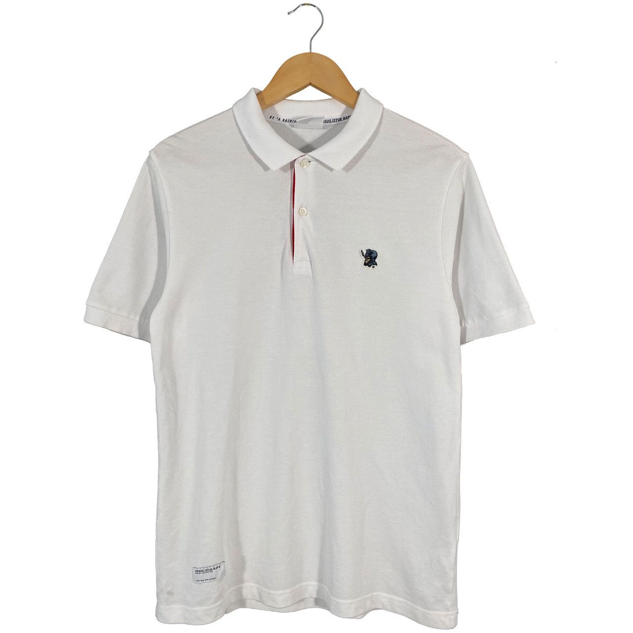 Bape Ursus Izzue Bape head Basic Polo shirt white Size US XL / EU 56 / 4 - 1 Thumbnail
