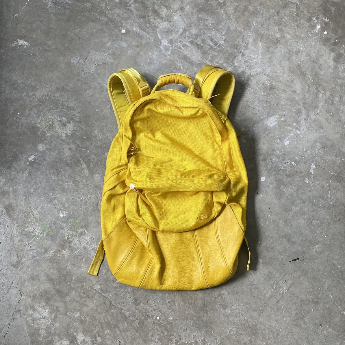 image of Visvim - 22L Ballistic Cordura Yellow Backpack, Men's