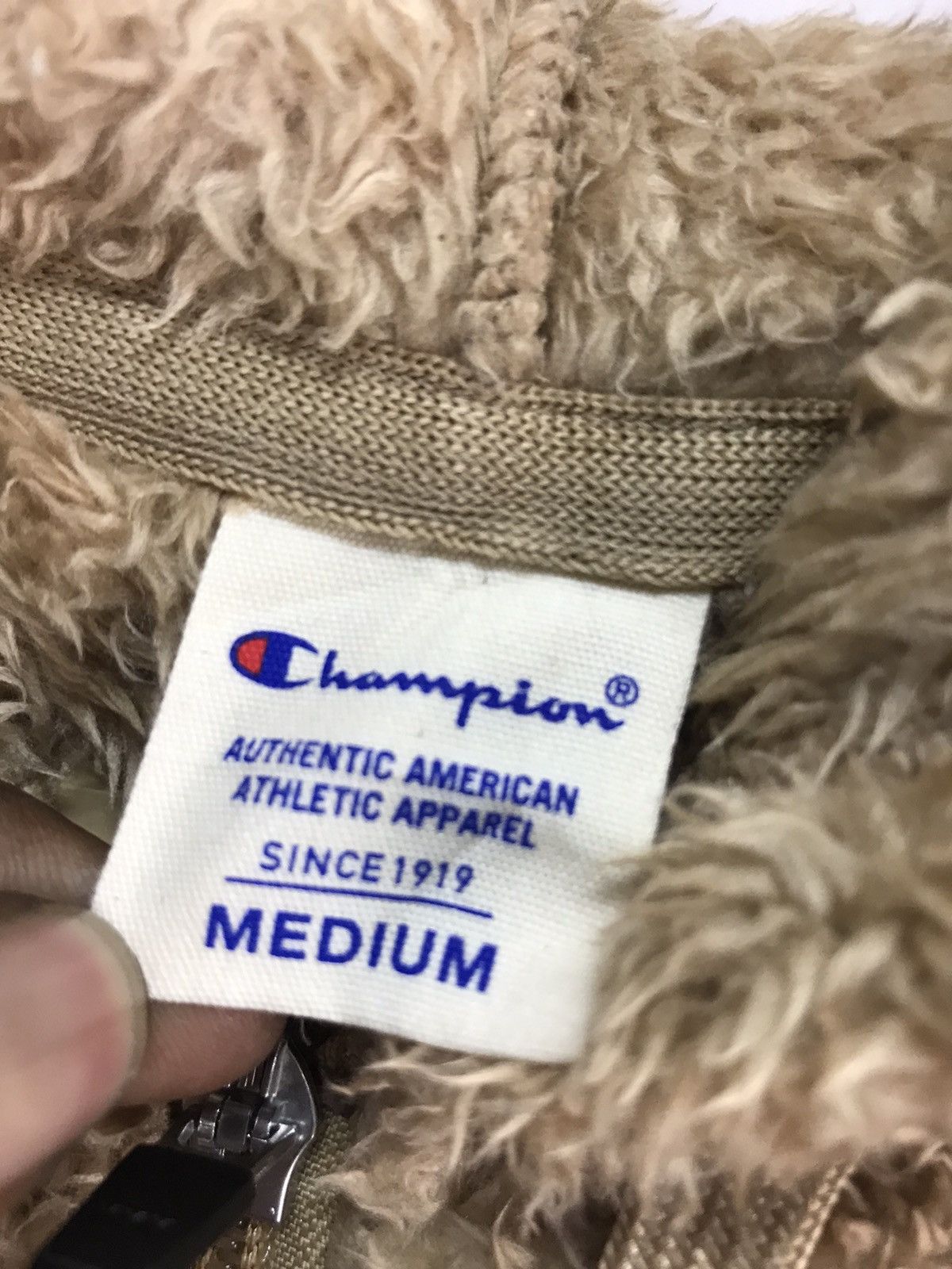 Champion Champion small spellout fleece zipper hoodie Size US M / EU 48-50 / 2 - 5 Thumbnail