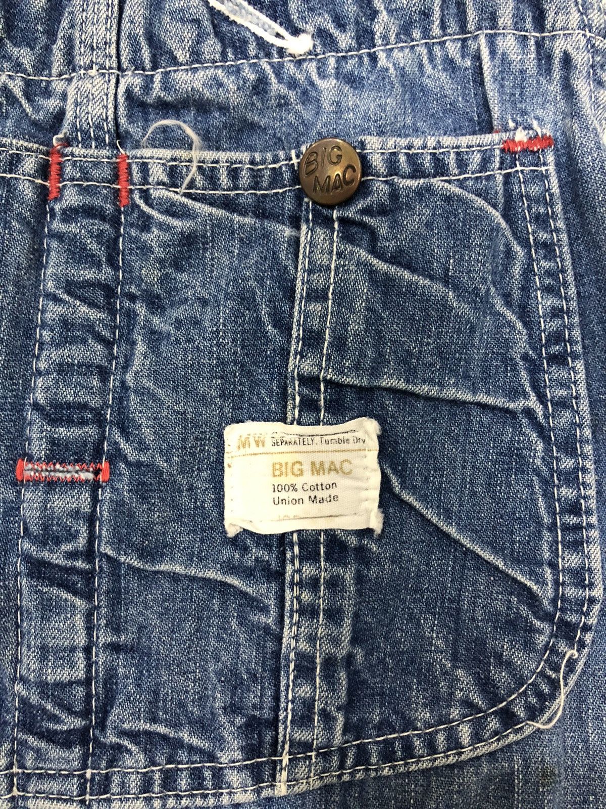 Big Mac × Vintage Vintage Big Mac Denim Jumpsuits Overalls Size US 30 / EU 46 - 5 Thumbnail