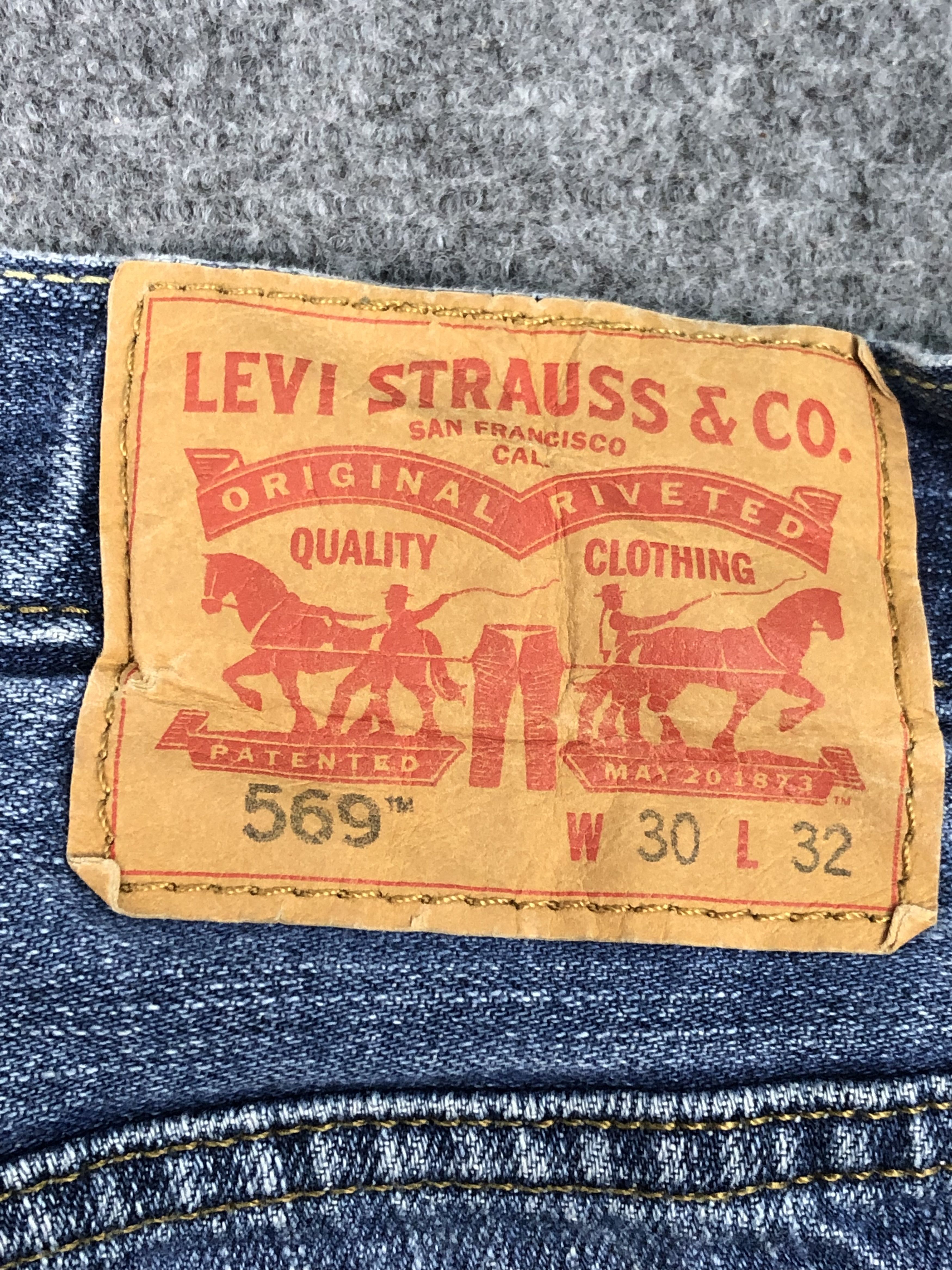 Levi's Vintage Levis 569 Jeans DP0435 Size US 32 / EU 48 - 5 Thumbnail