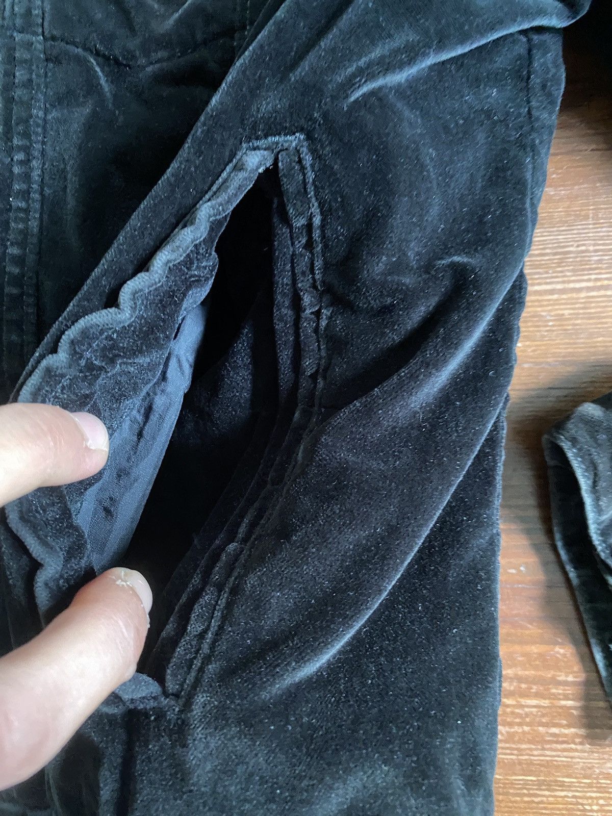 Gap Vintage 90’s Gap Velour Deep Pile Fleece Women’s Snap Jacket Size M / US 6-8 / IT 42-44 - 7 Thumbnail