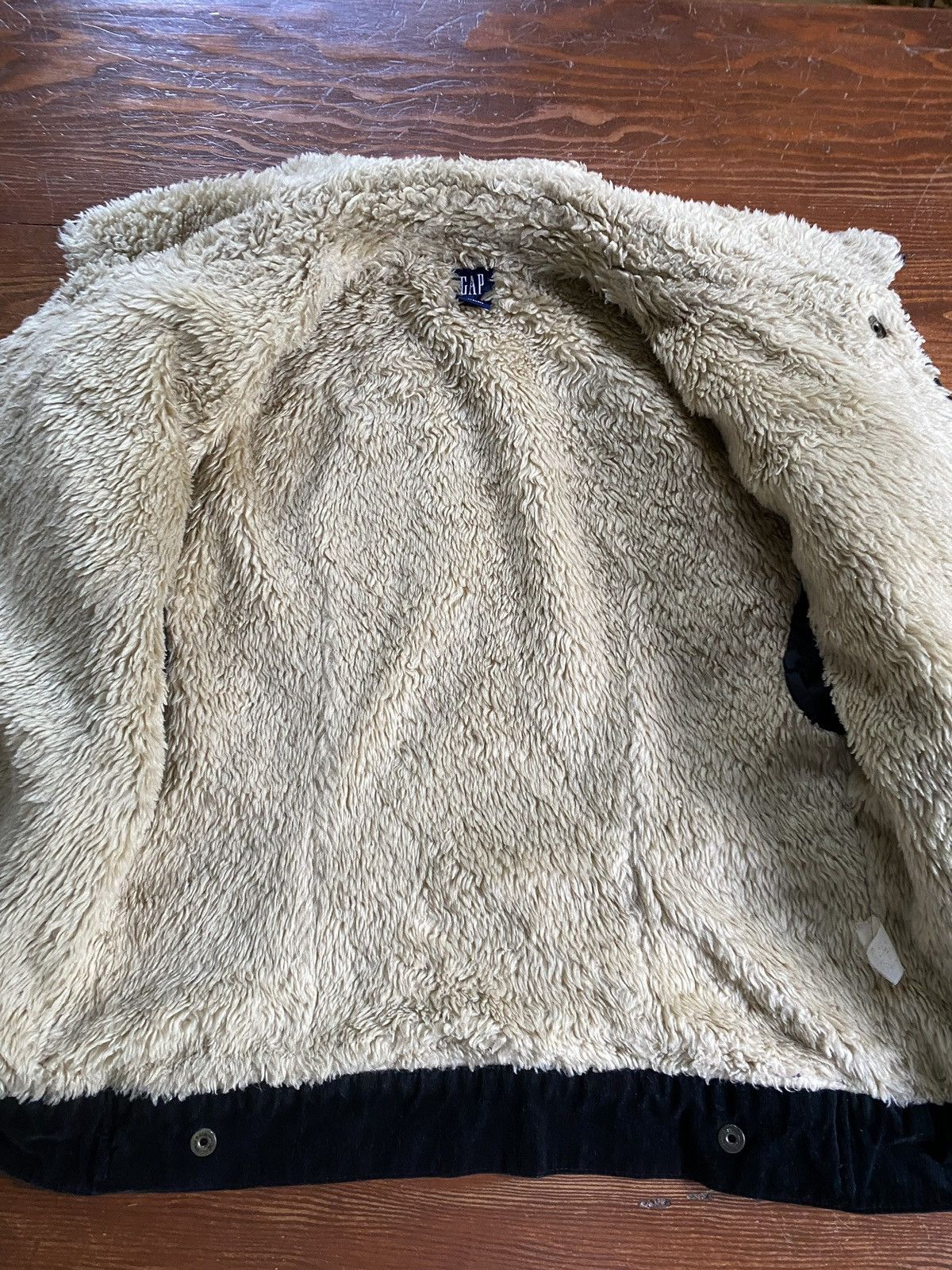 Gap Vintage 90’s Gap Velour Deep Pile Fleece Women’s Snap Jacket Size M / US 6-8 / IT 42-44 - 4 Thumbnail