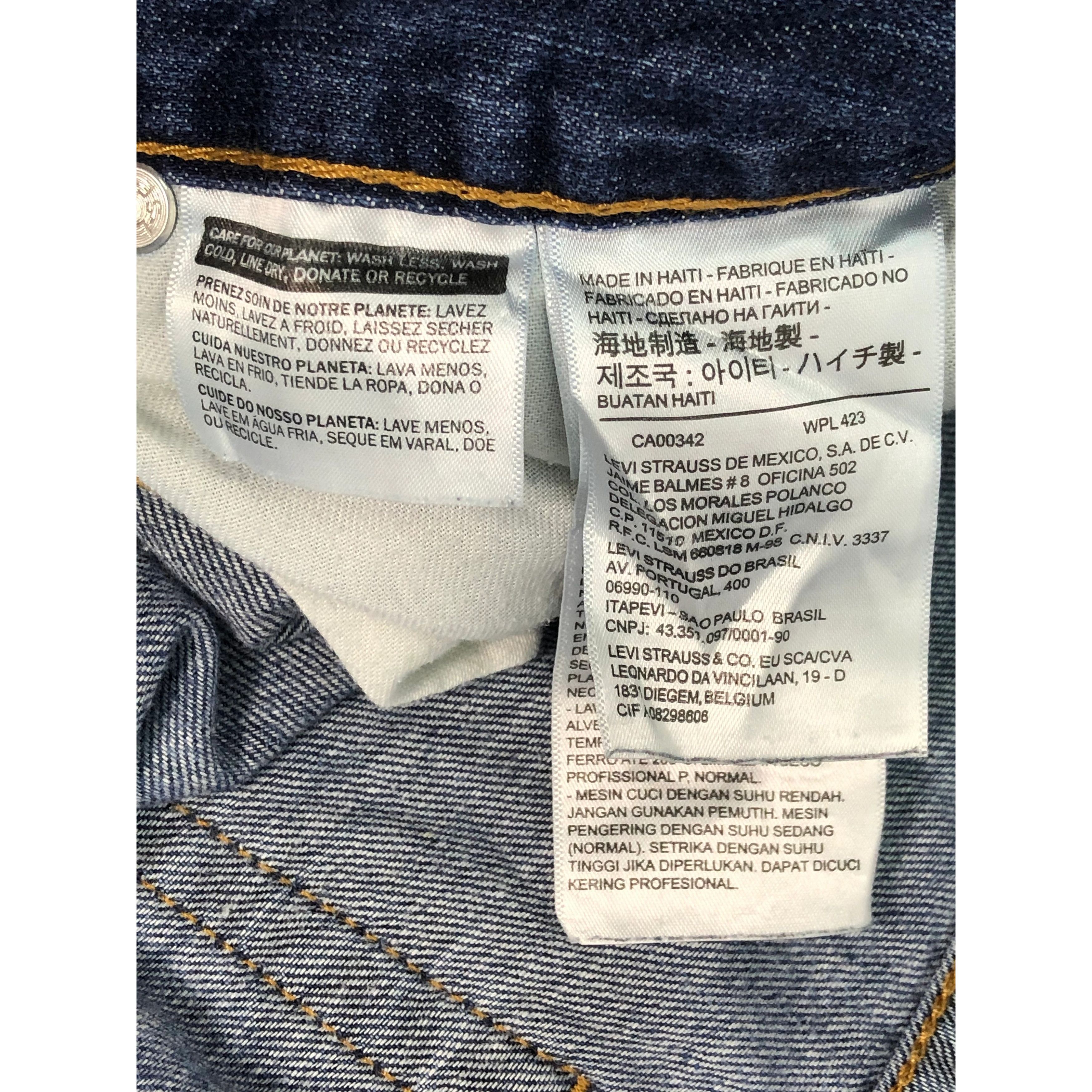 Levi's Vintage Levis 514 Denim DP0089 Size US 32 / EU 48 - 6 Thumbnail