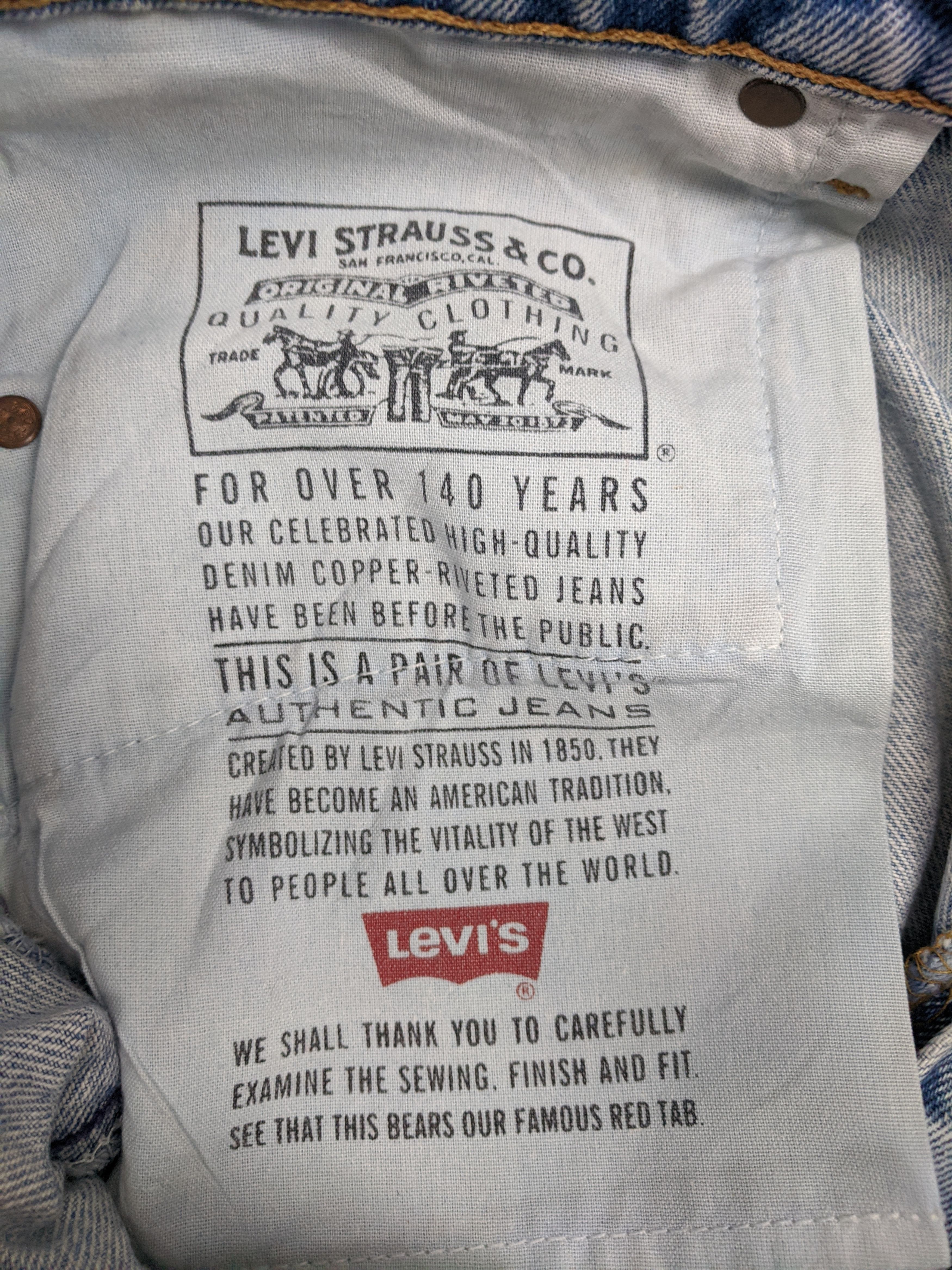 Levi's Vintage Levis 550 Jeans DP0613 Size US 32 / EU 48 - 14 Thumbnail