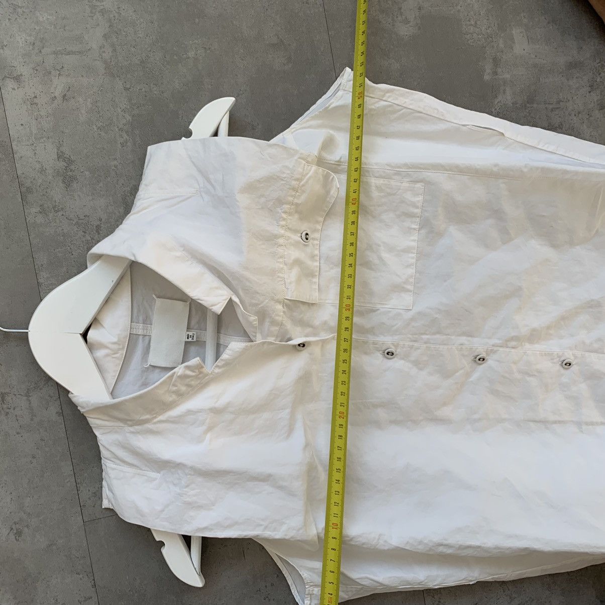 Maison Margiela Maison Margiela Shirt Artisanal Short Sleeve Belt White S Size M / US 6-8 / IT 42-44 - 14 Thumbnail