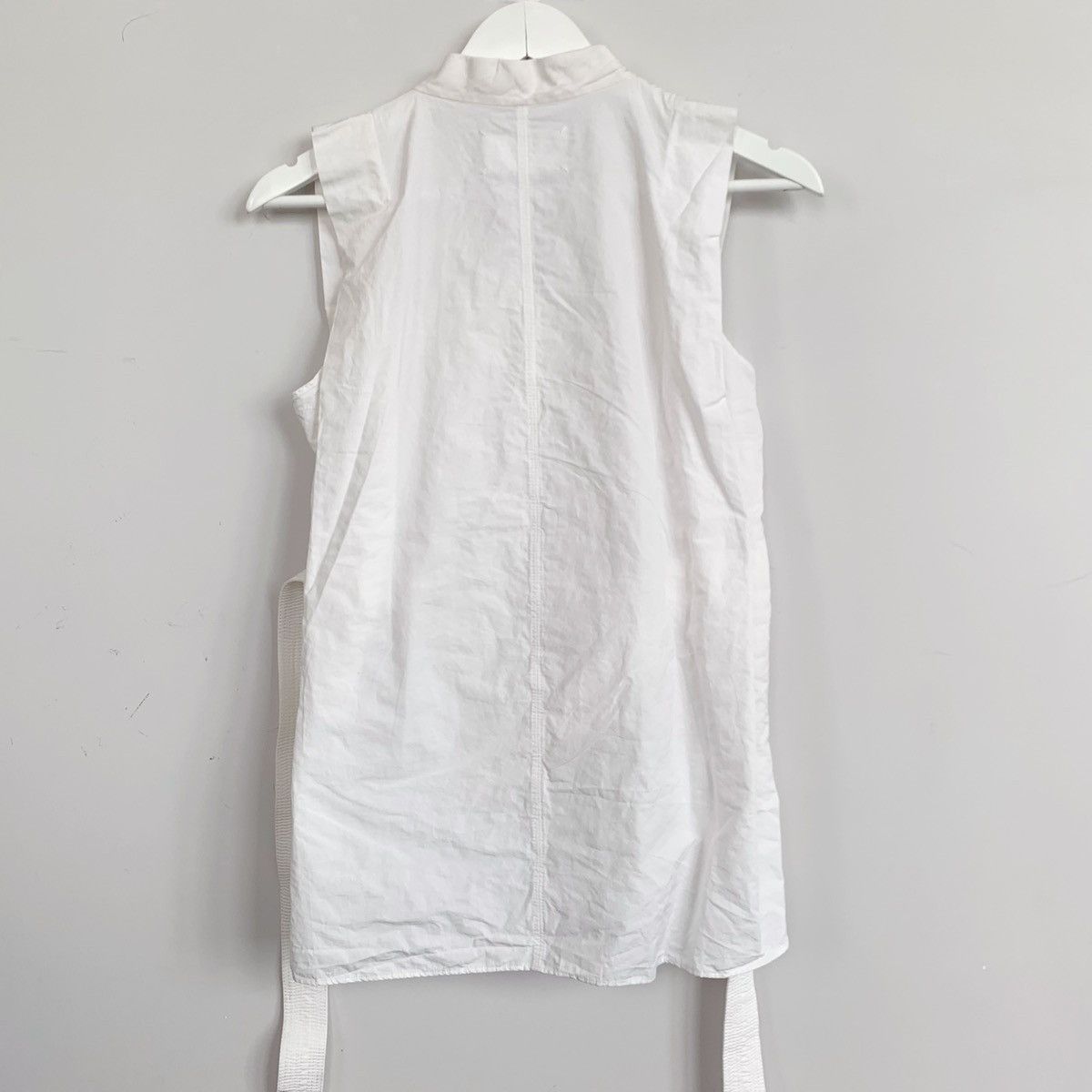 Maison Margiela Maison Margiela Shirt Artisanal Short Sleeve Belt White S Size M / US 6-8 / IT 42-44 - 7 Thumbnail