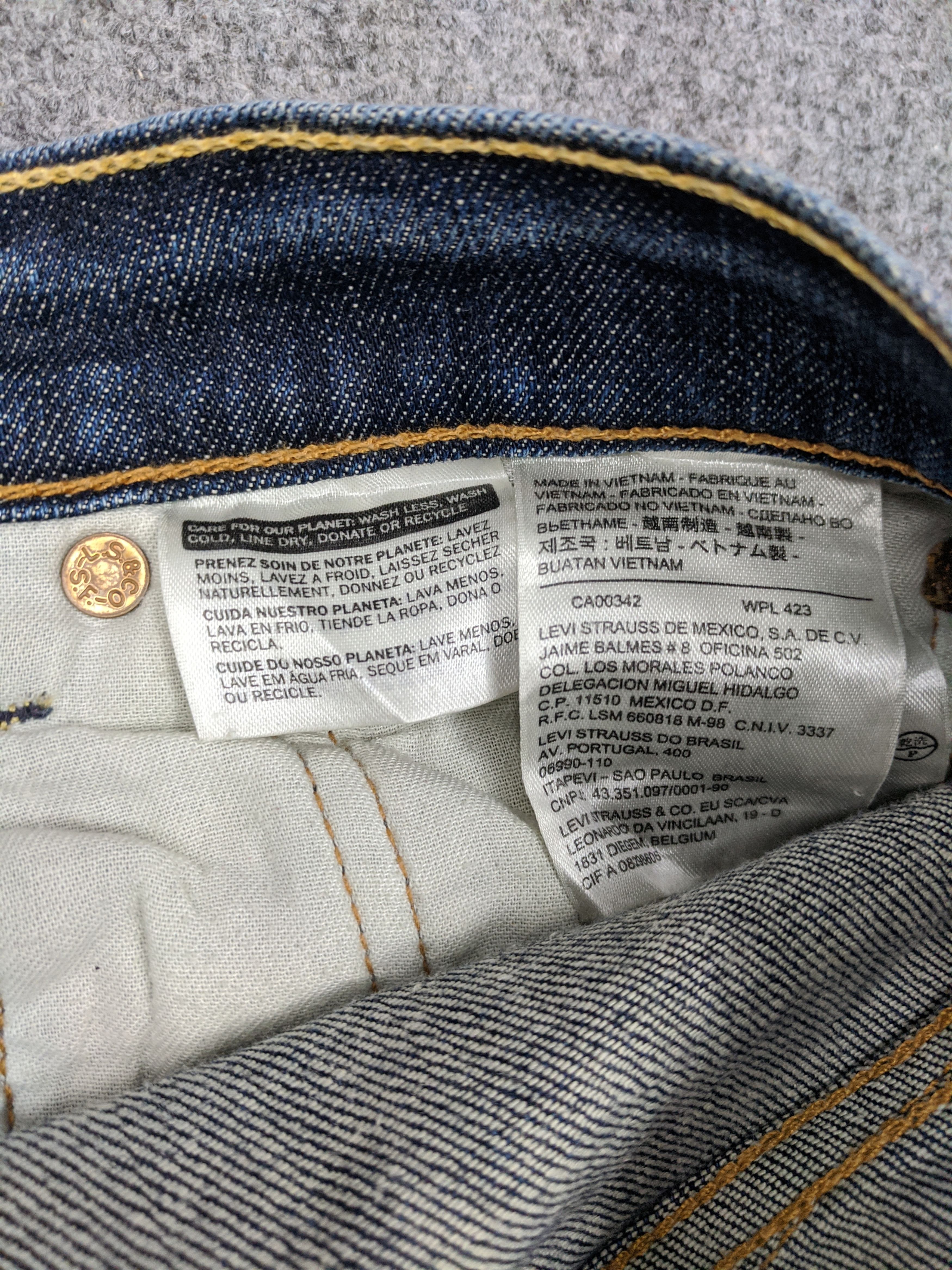 Levi's Vintage Levis 510 Jeans DP0639 Size US 32 / EU 48 - 13 Thumbnail