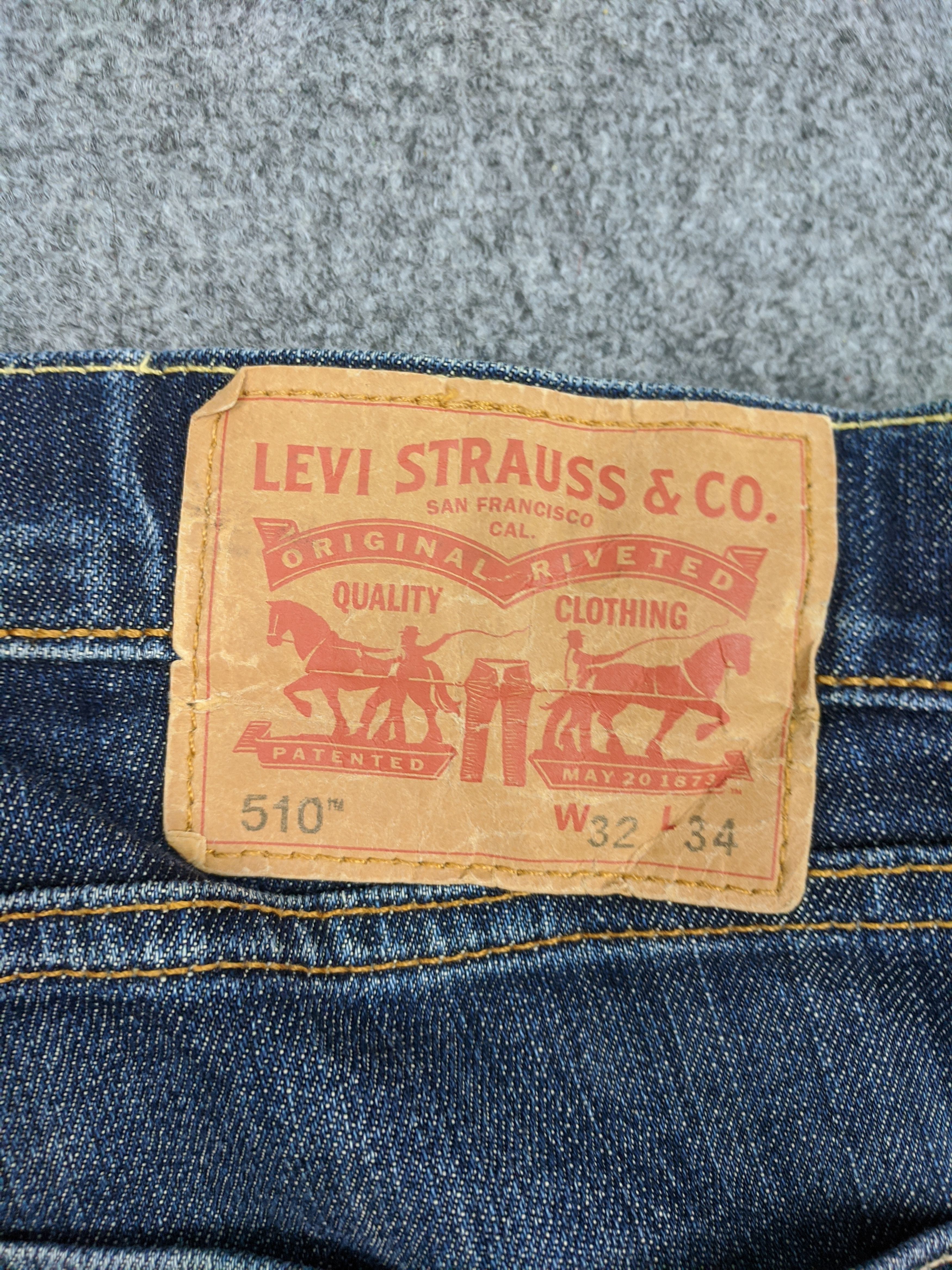 Levi's Vintage Levis 510 Jeans DP0639 Size US 32 / EU 48 - 5 Thumbnail
