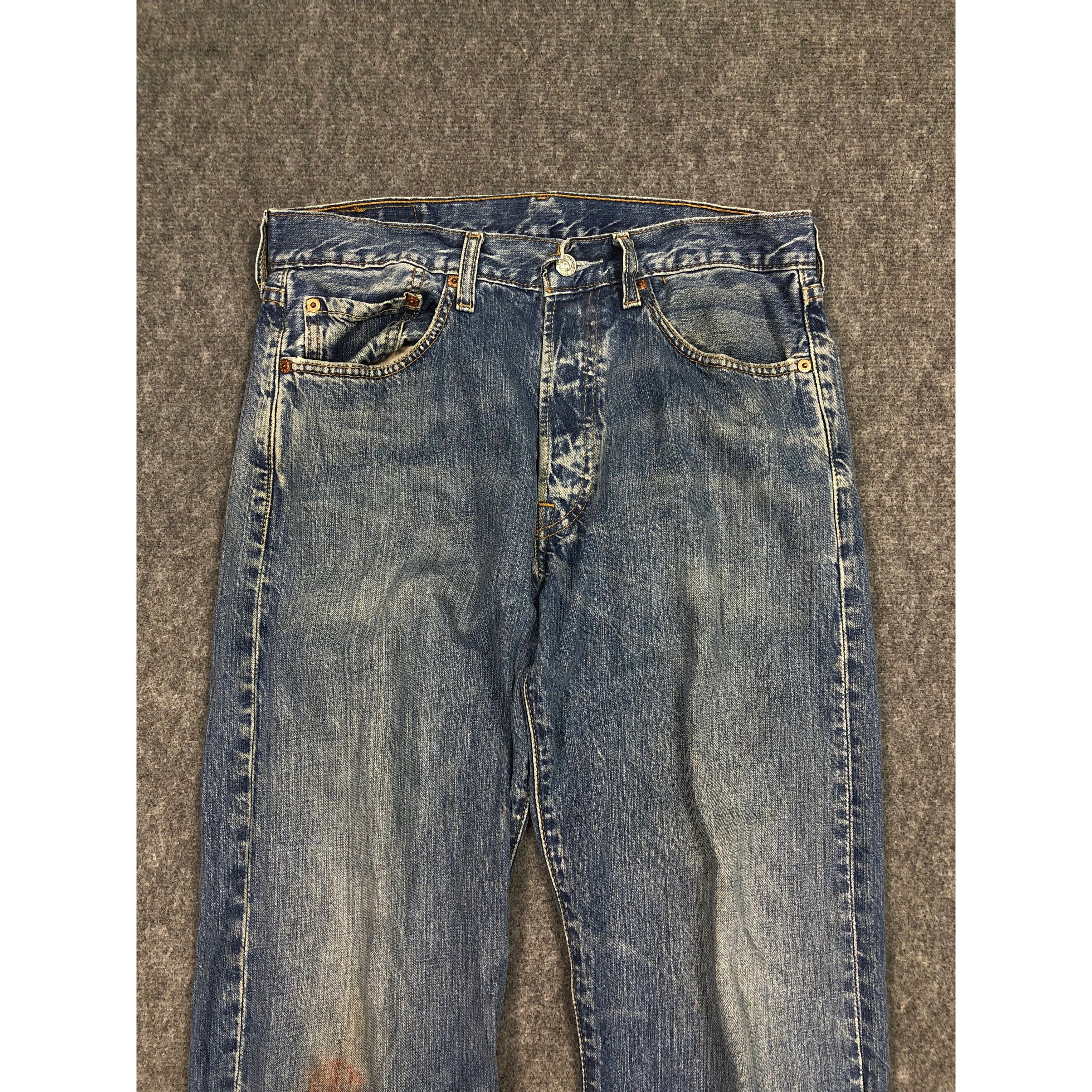 Levi's Vintage Levis 501 Faded Denim Pant DP0111 Size US 32 / EU 48 - 3 Thumbnail