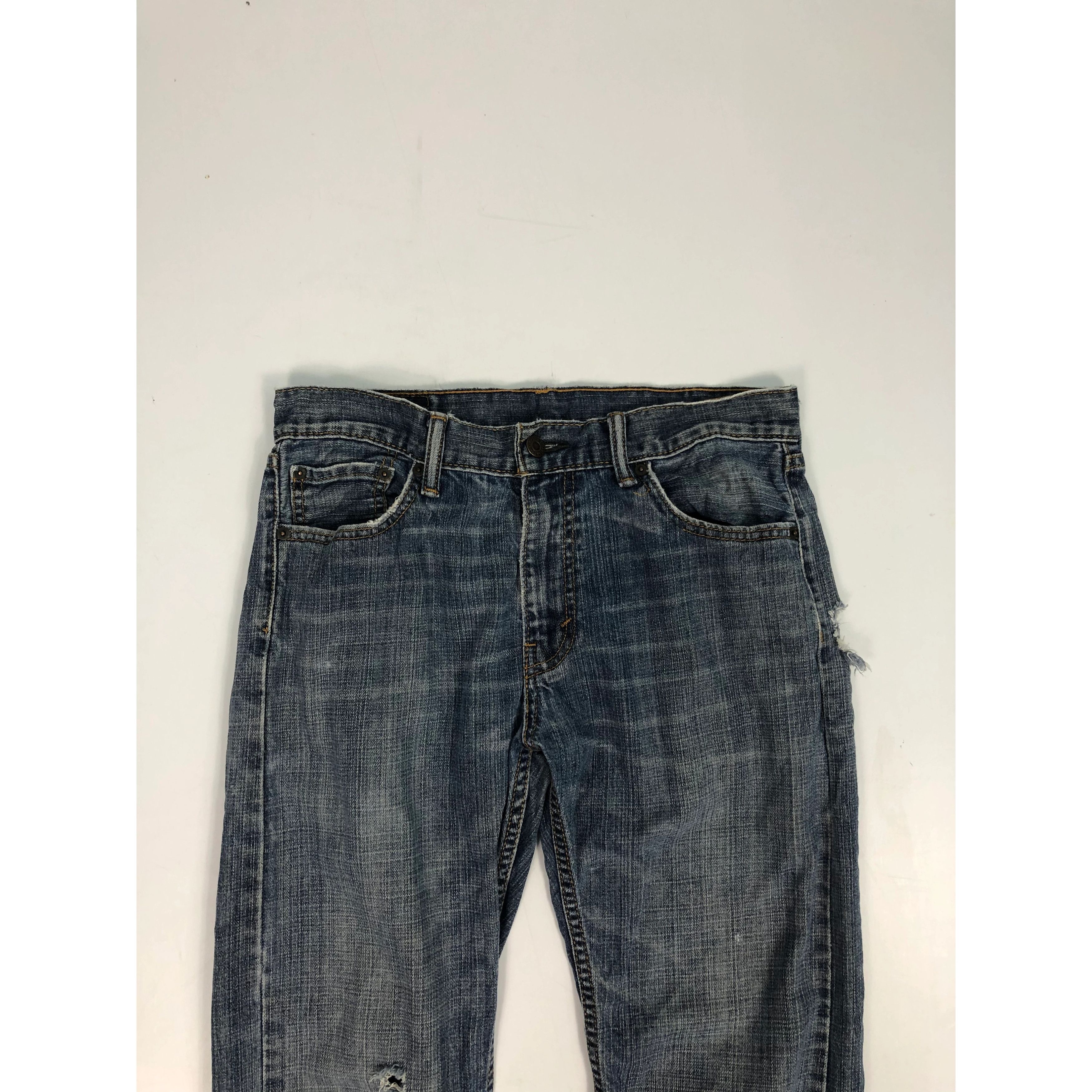 Levi's Vintage Levis 505 Regular Fit Faded Denim DP0036 Size US 32 / EU 48 - 3 Thumbnail