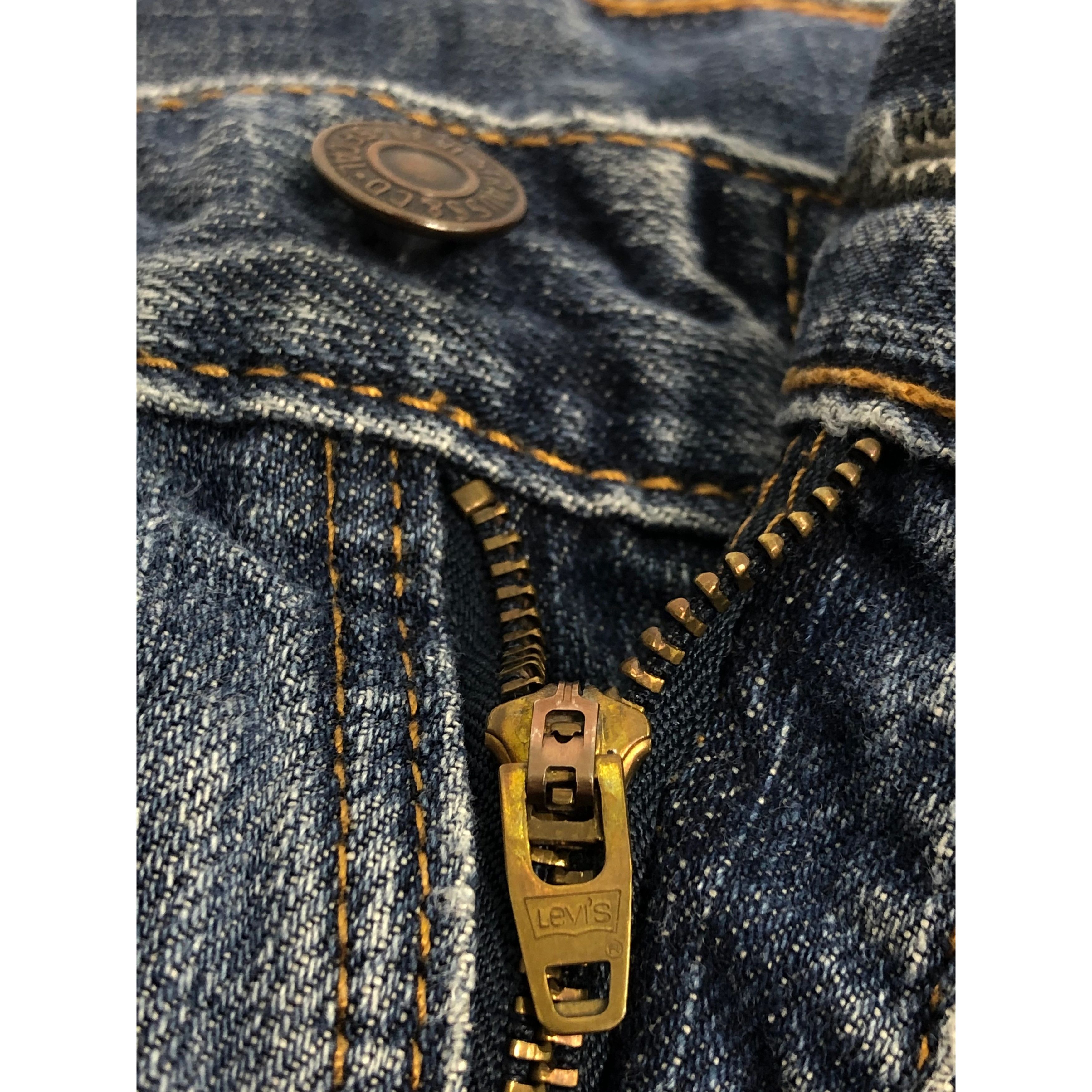 Levi's Vintage Levis 505 Regular Fit Faded Denim DP0036 Size US 32 / EU 48 - 8 Thumbnail