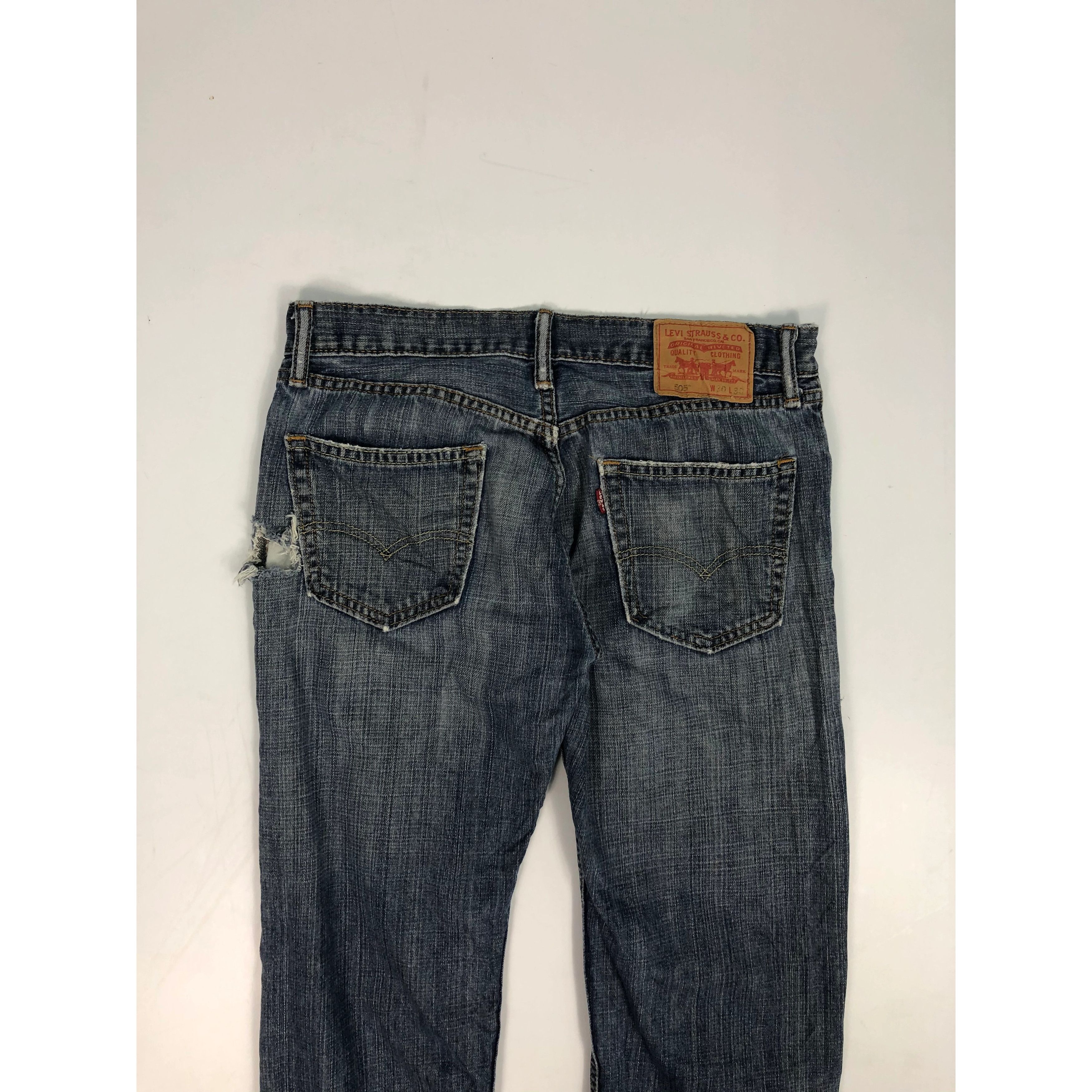 Levi's Vintage Levis 505 Regular Fit Faded Denim DP0036 Size US 32 / EU 48 - 4 Thumbnail