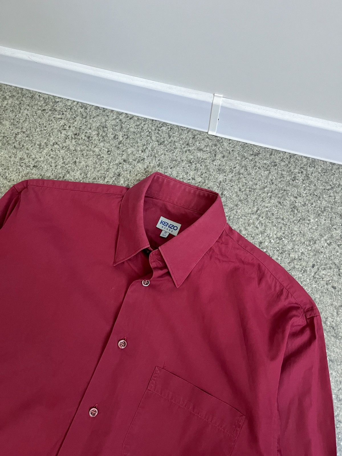 Kenzo × Vintage VINTAGE CLASSIC SHIRT KENZO HOMME sz 15.5 /39 Size US M / EU 48-50 / 2 - 2 Thumbnail