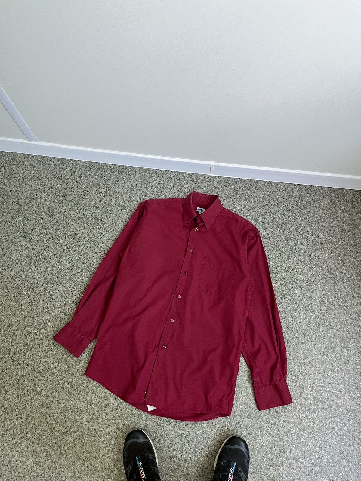 Kenzo × Vintage VINTAGE CLASSIC SHIRT KENZO HOMME sz 15.5 /39 Size US M / EU 48-50 / 2 - 1 Thumbnail