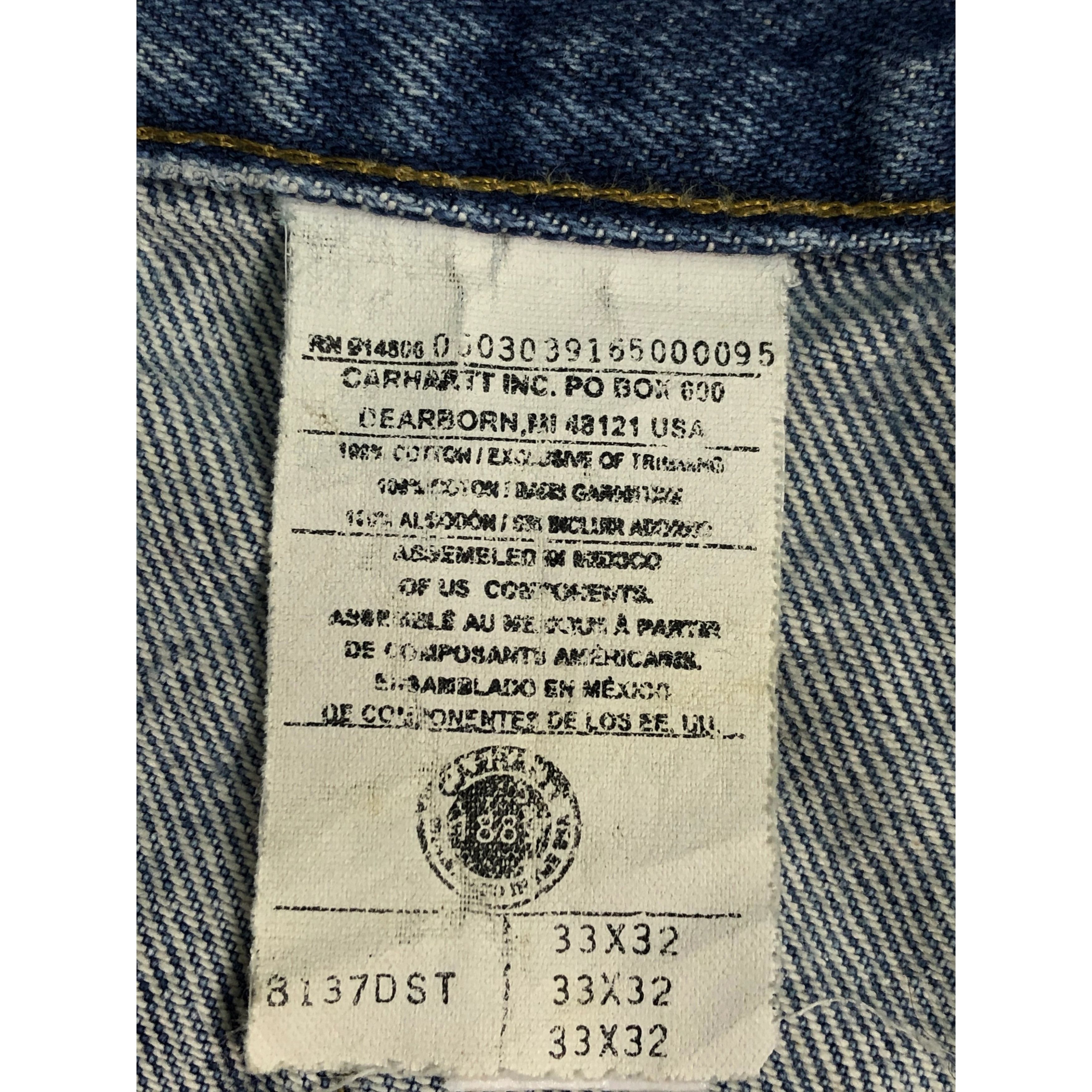 Carhartt Vintage Carhatt Worker Jeans DP0008 Size US 32 / EU 48 - 4 Thumbnail