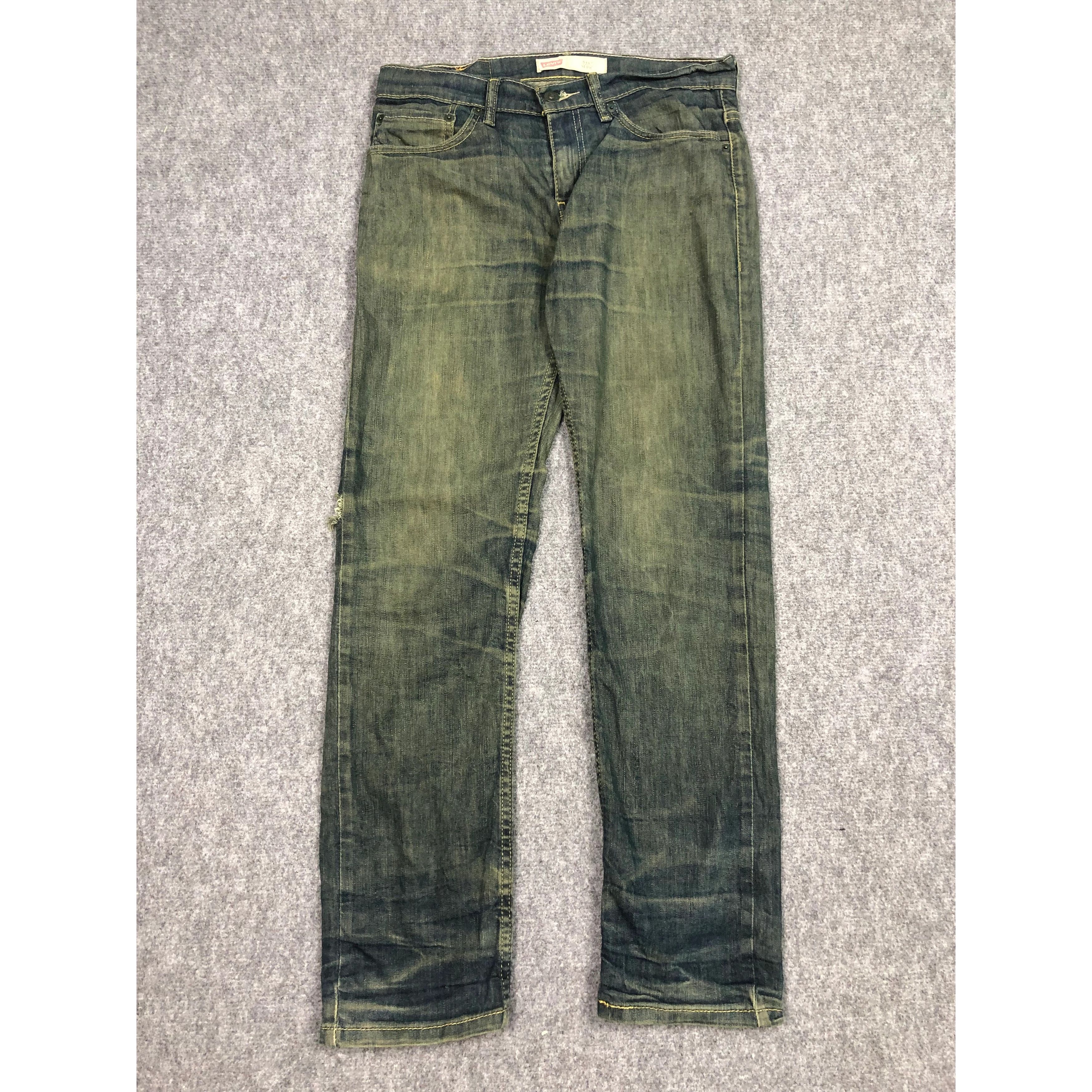 Levi's Vintage Levis 511 Skinny Blue Jeans DP0172 Size US 32 / EU 48 - 1 Thumbnail