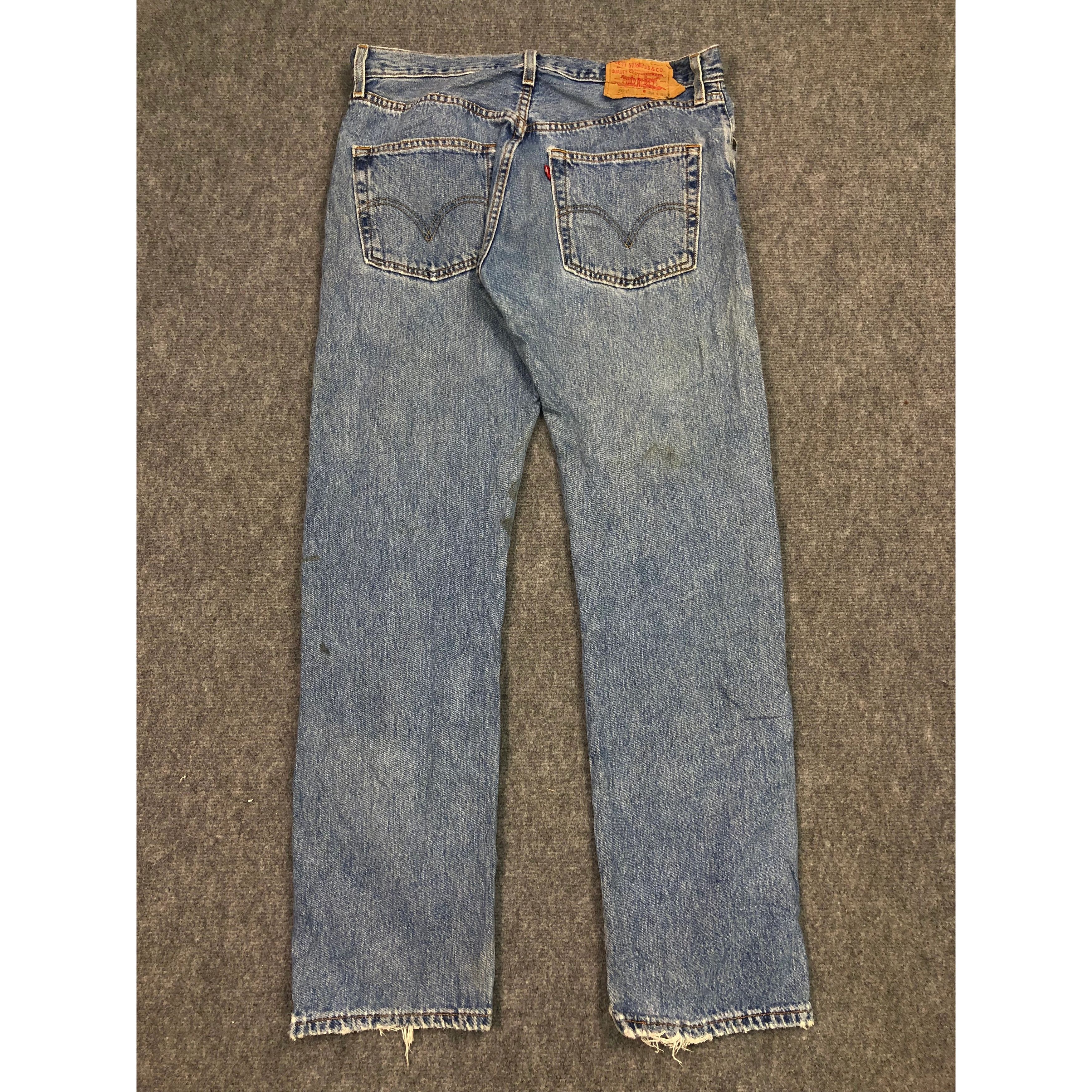 Levi's Vintage 90s Levis 501 Faded Denim Pant DP0099 Size US 32 / EU 48 - 2 Thumbnail