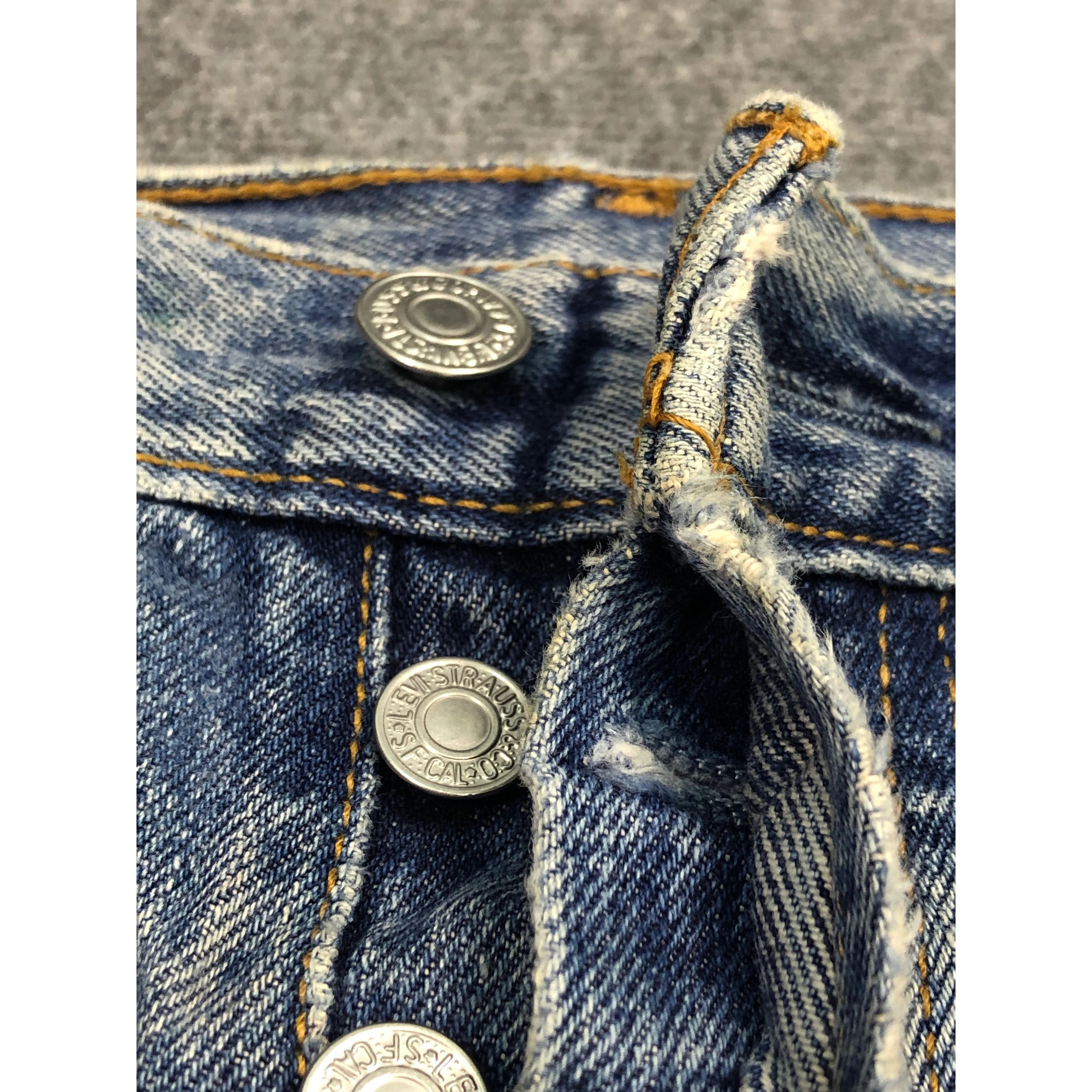 Levi's Vintage 90s Levis 501 Faded Denim Pant DP0099 Size US 32 / EU 48 - 7 Thumbnail