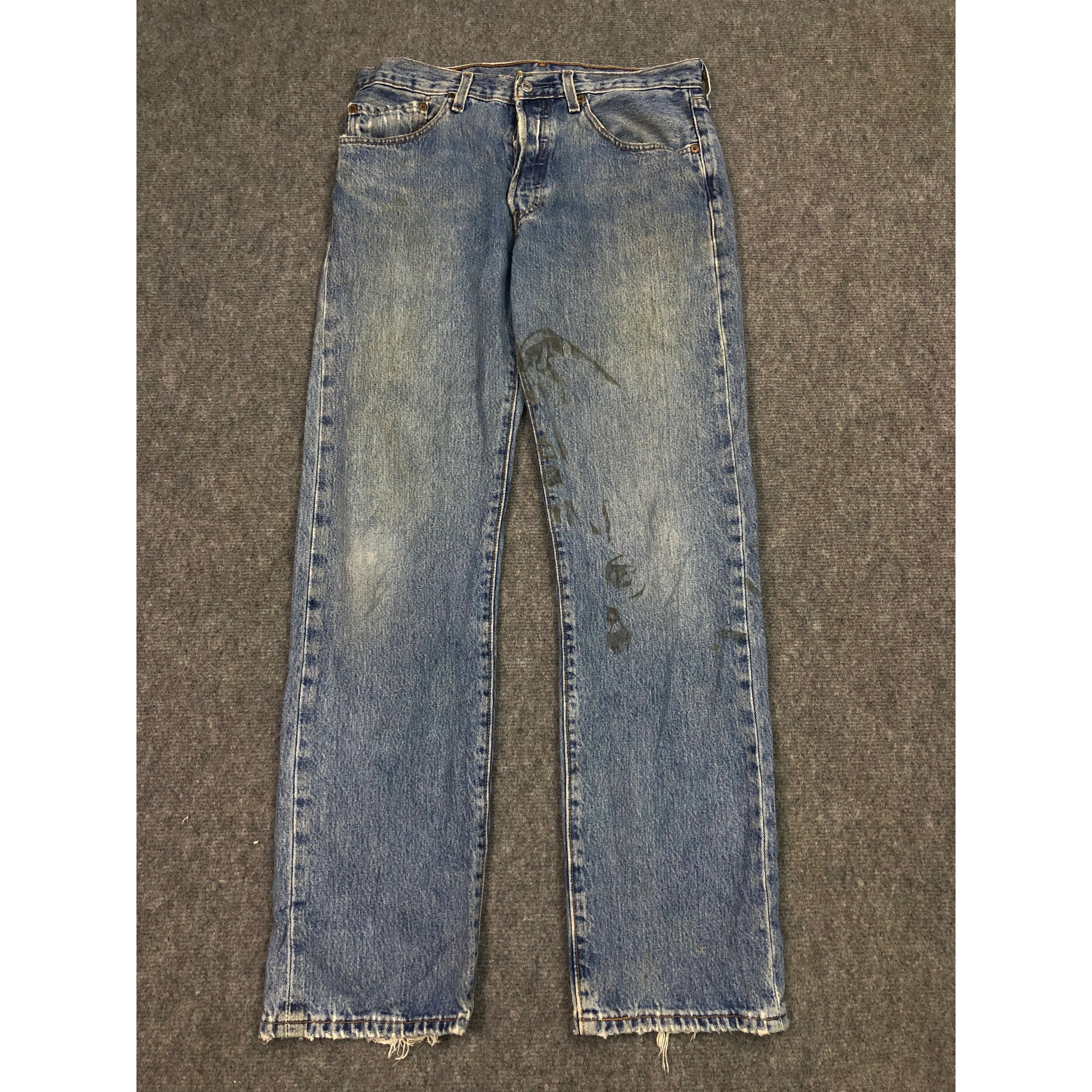 Levi's Vintage 90s Levis 501 Faded Denim Pant DP0099 Size US 32 / EU 48 - 1 Thumbnail
