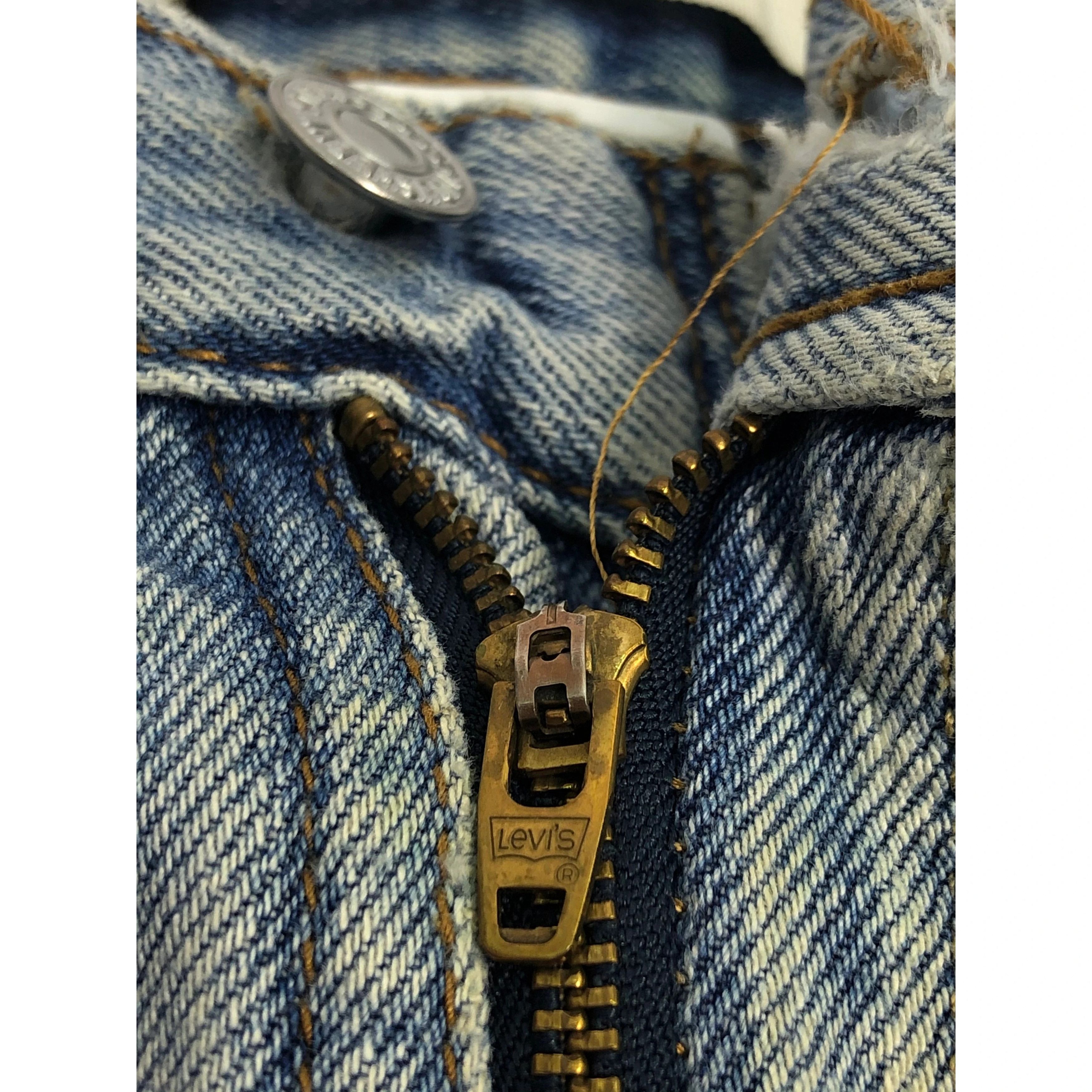 Levi's Vintage Levis 505 Regular Fit Faded Denim DP0080 Size US 32 / EU 48 - 9 Thumbnail