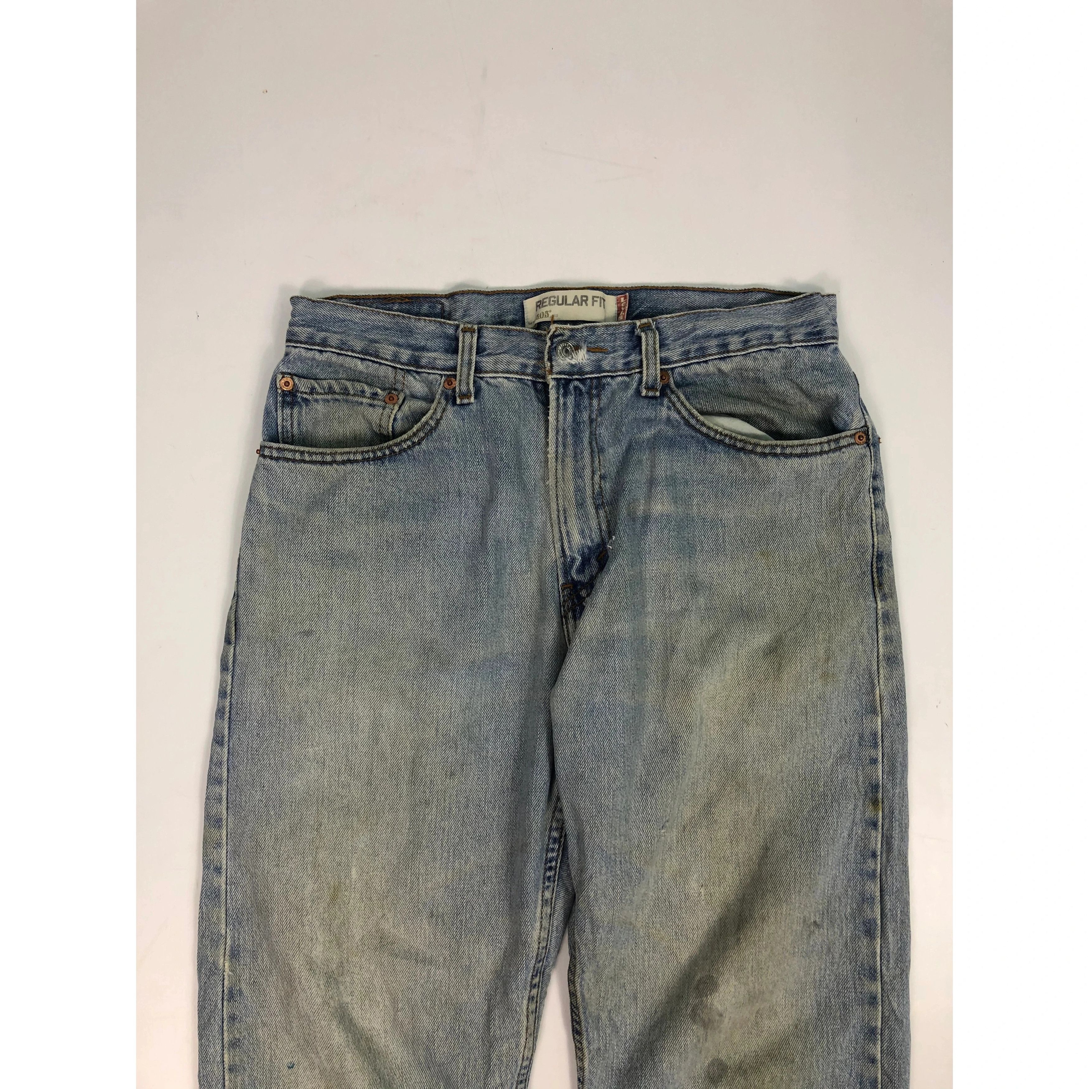 Levi's Vintage Levis 505 Regular Fit Faded Denim DP0080 Size US 32 / EU 48 - 2 Thumbnail