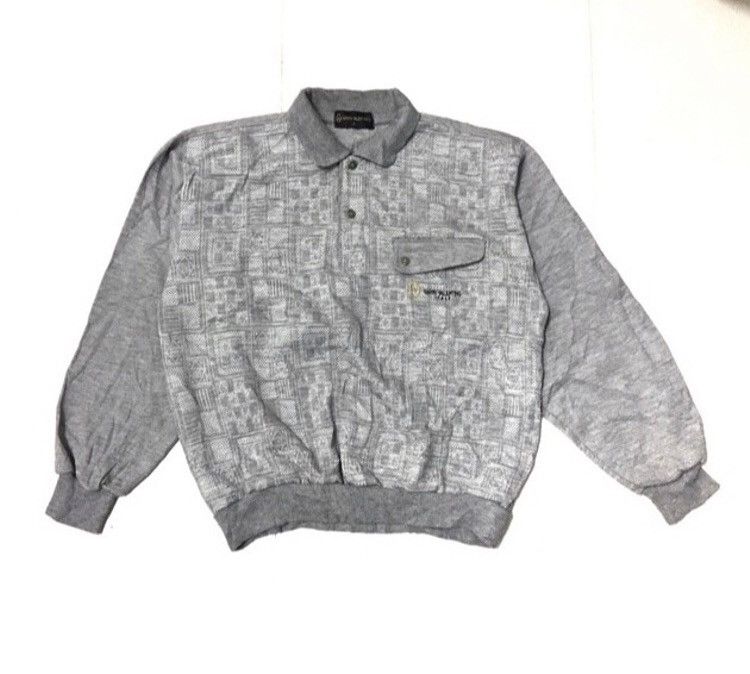 Gianni Valentino Vintage Gianni Valentino Collared Sweatshirt Size US M / EU 48-50 / 2 - 1 Thumbnail