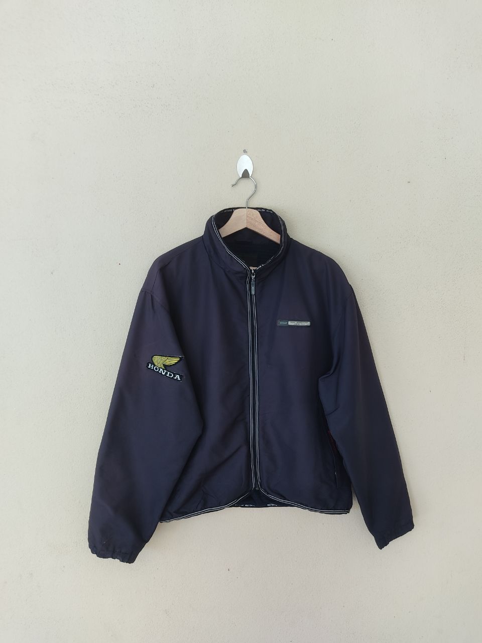 Dunlop × Honda × Japanese Brand Vintage Honda x Dunlop Motorsports Jacket Size US L / EU 52-54 / 3 - 1 Thumbnail