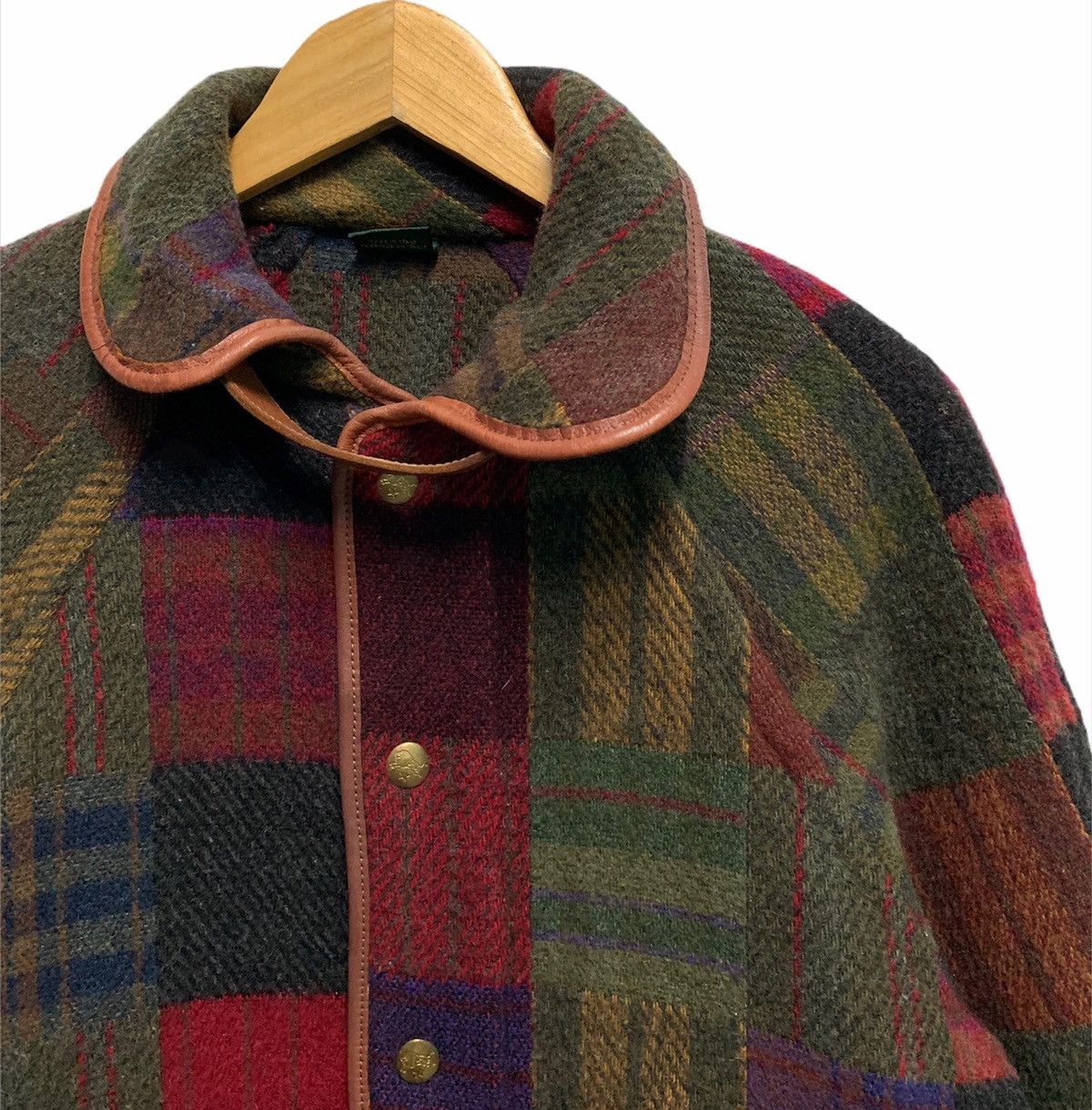 Designer × Il Bisonte × Japanese Brand 🇯🇵 Kapital Style Smile Pocket Checked Wool Jacket Japan Size US M / EU 48-50 / 2 - 2 Thumbnail