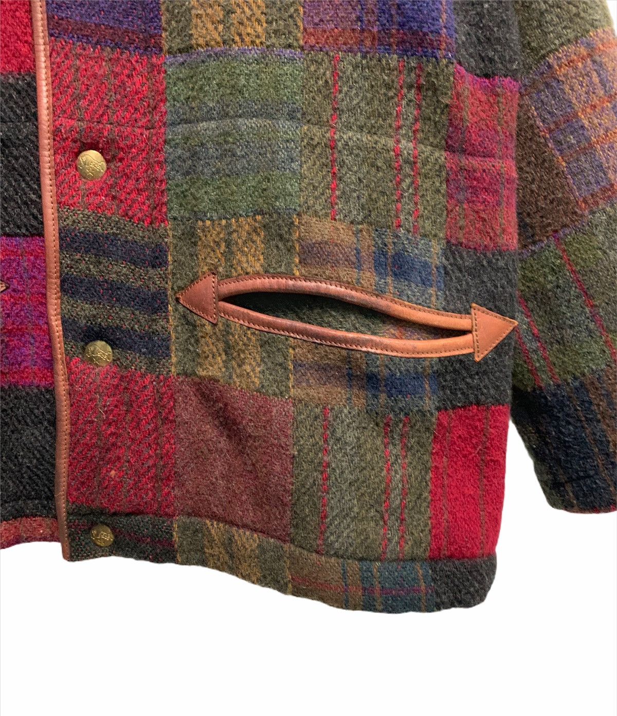Designer × Il Bisonte × Japanese Brand 🇯🇵 Kapital Style Smile Pocket Checked Wool Jacket Japan Size US M / EU 48-50 / 2 - 3 Thumbnail